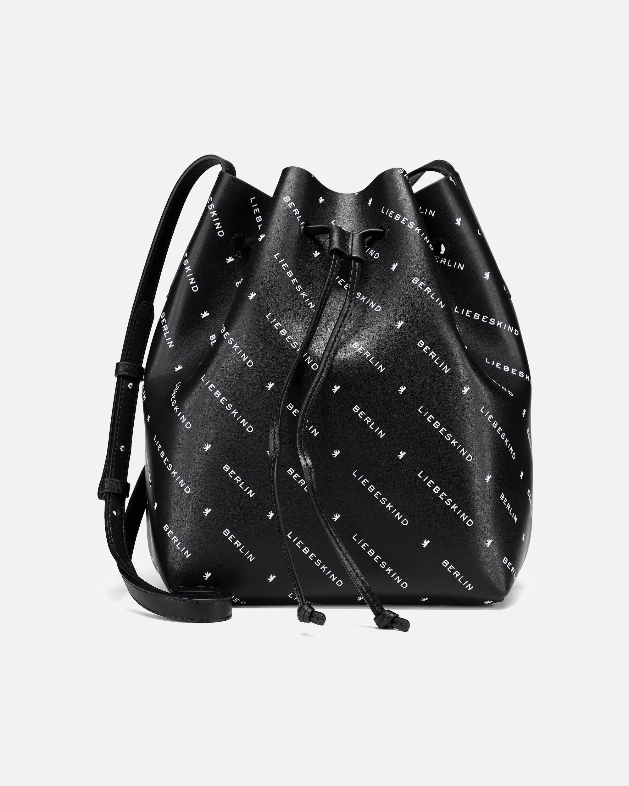 Clutch für Weiblich Liebeskind Monogram Beuteltasche black