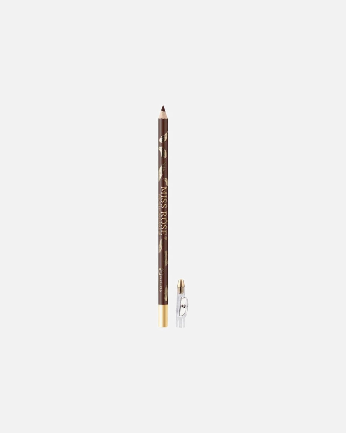 Augenbrauenstift für Unisex UNIQ Miss Rose collection Augenbrauenpinsel No. 6 Svartbraun