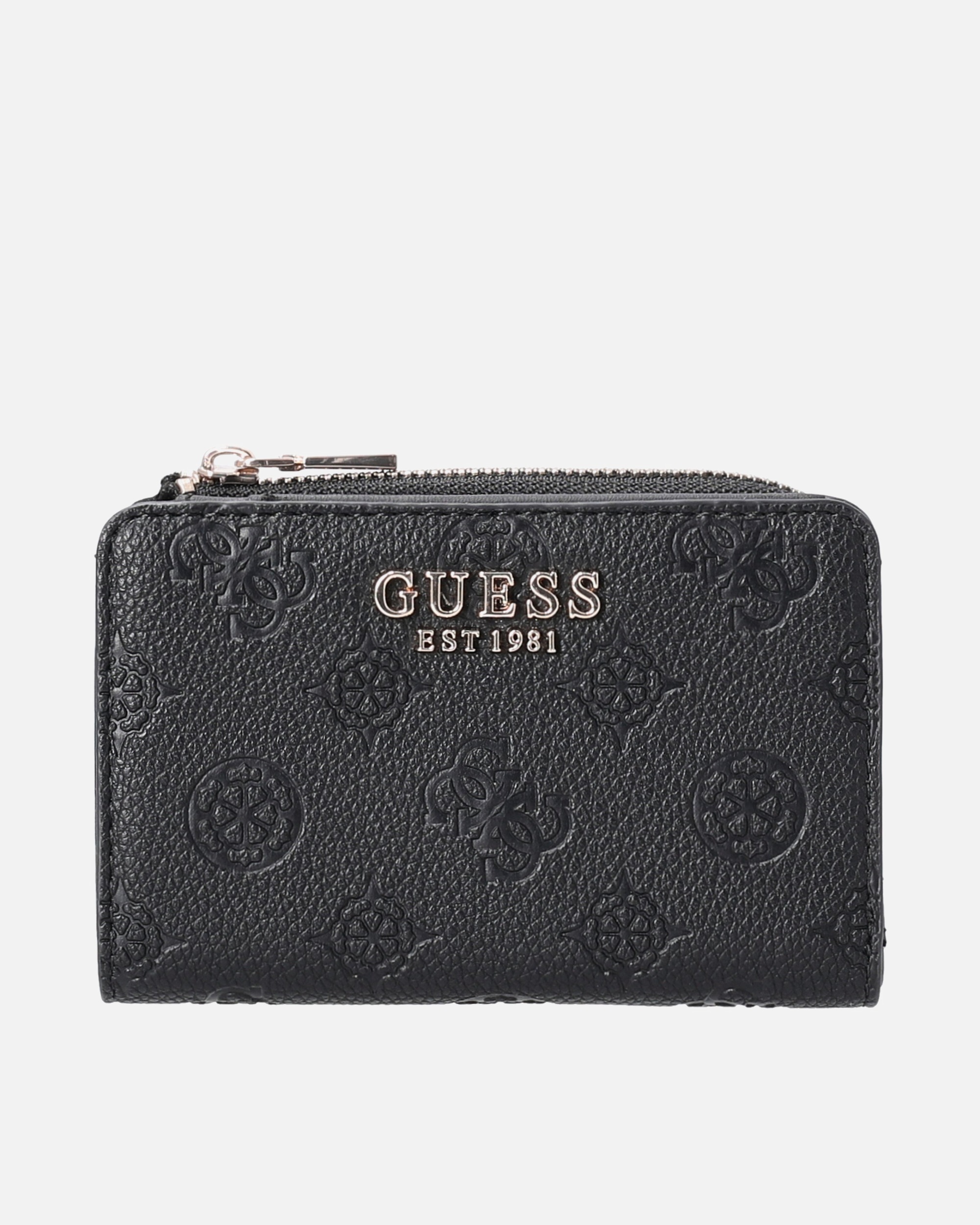 Portemonnaie für Weiblich Guess Blake SLG Zip - Geldbörse 2cc 12 cm black logo