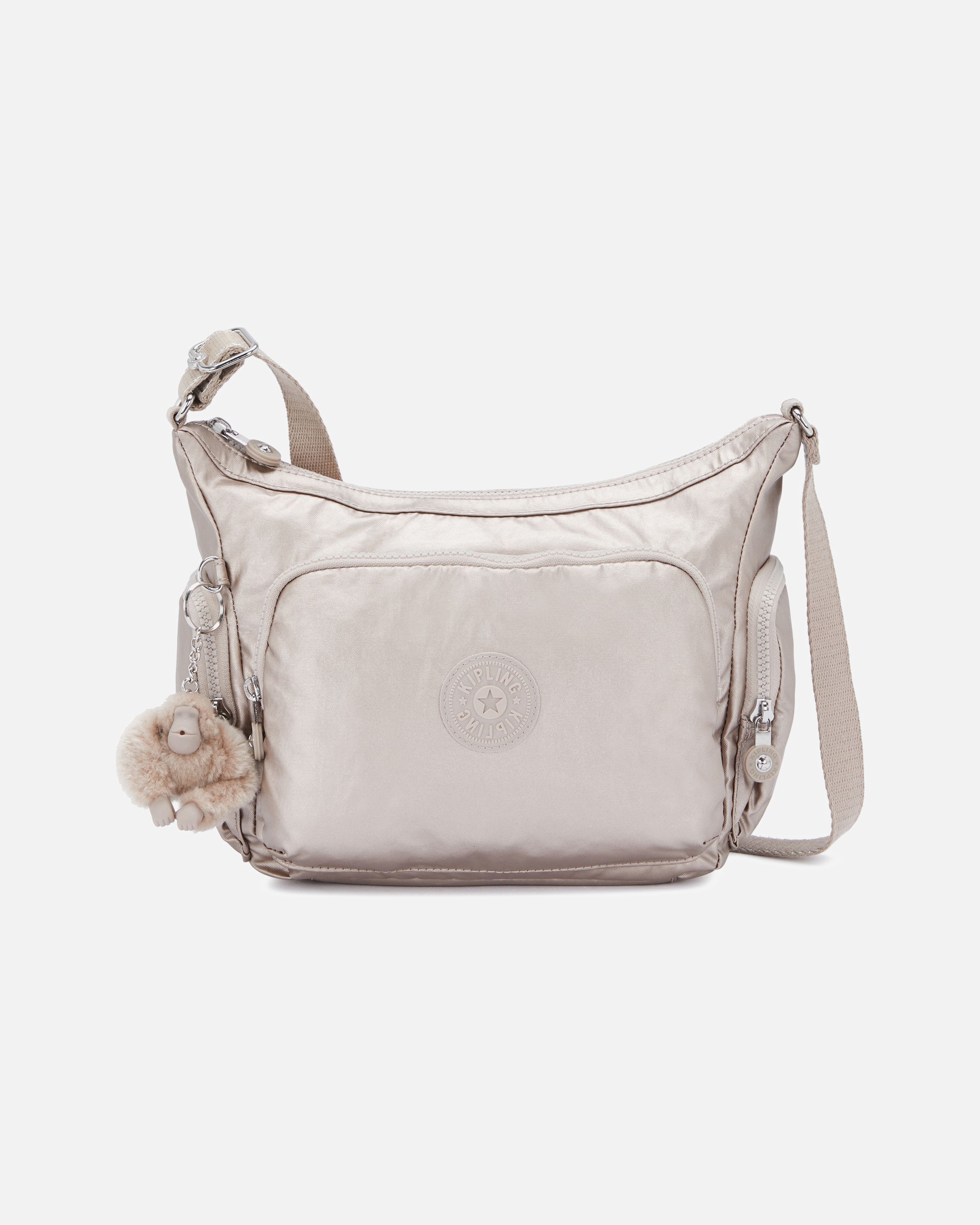Tasche für Weiblich Kipling Gabb Umhängetasche metallic glow