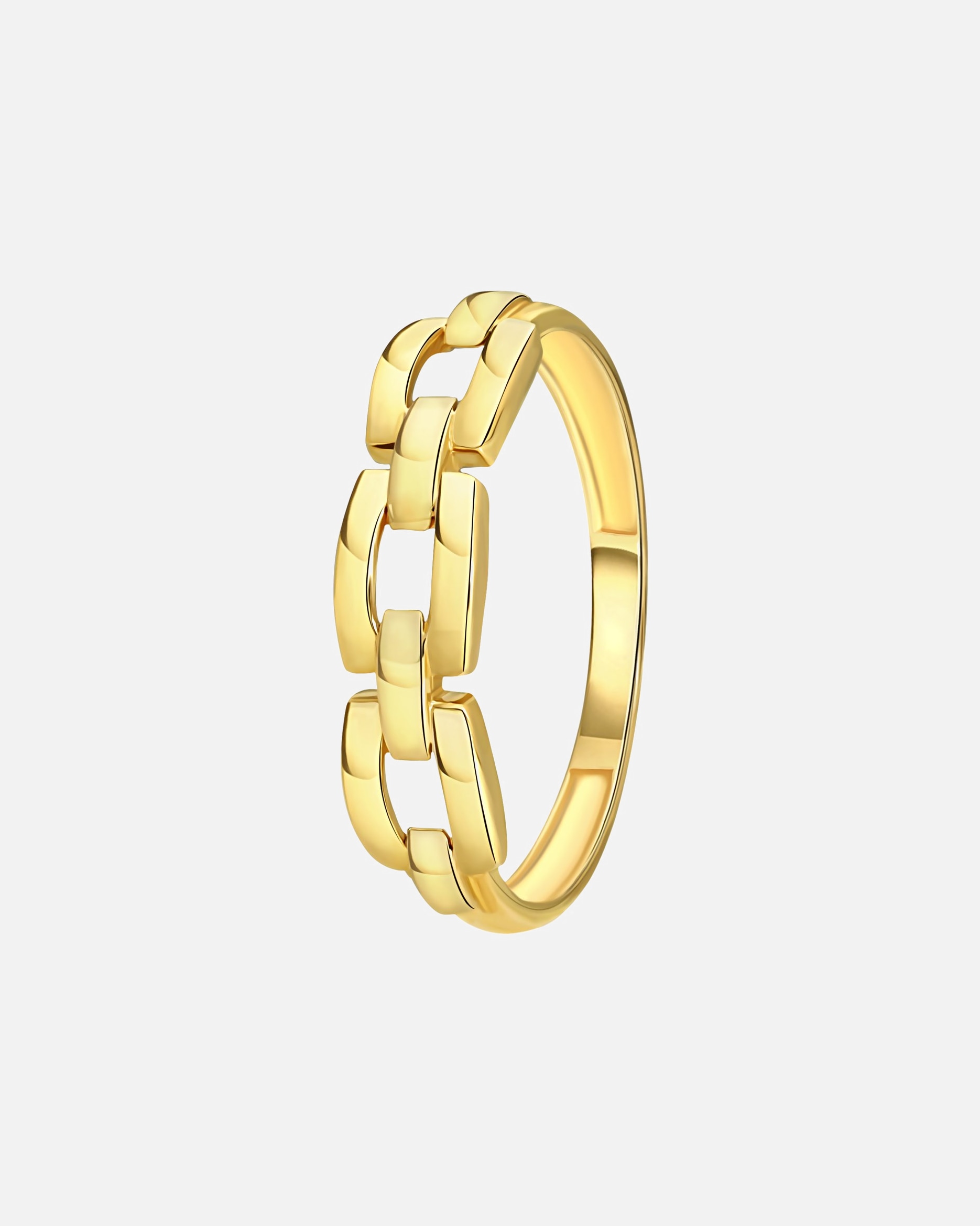 Ring für Weiblich Lucardi Ringe 585 Gold - goldfarbig 55mm