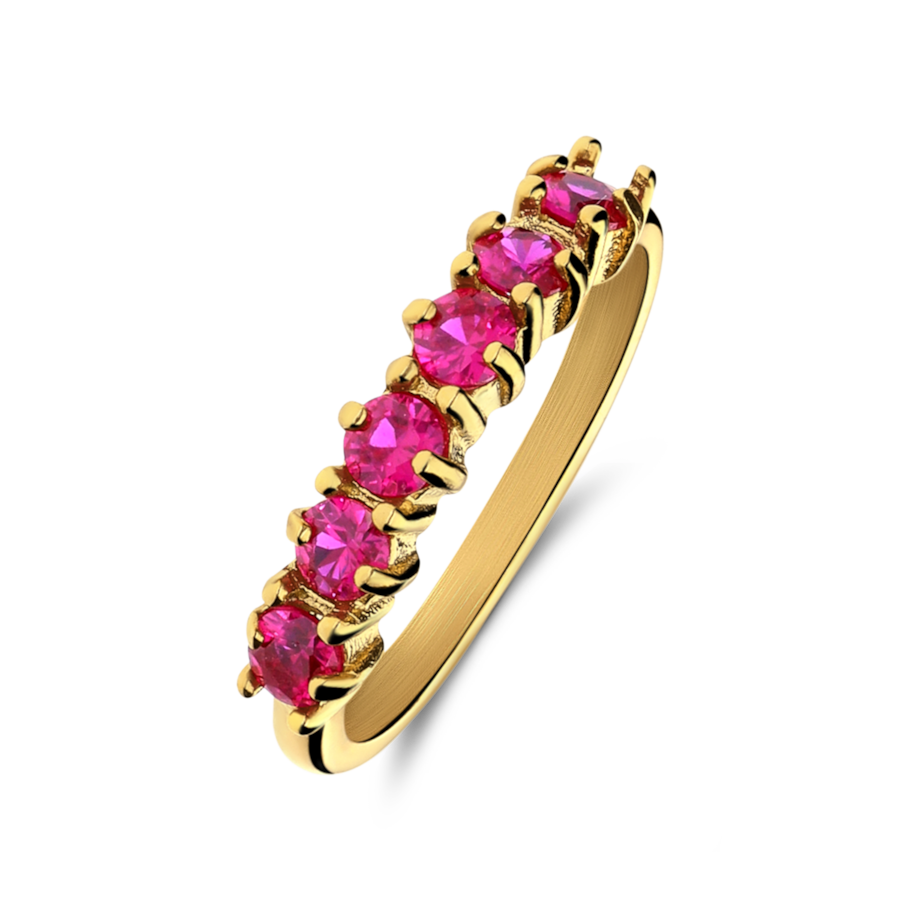 Lucardi Ring Stahl 53mm Damen