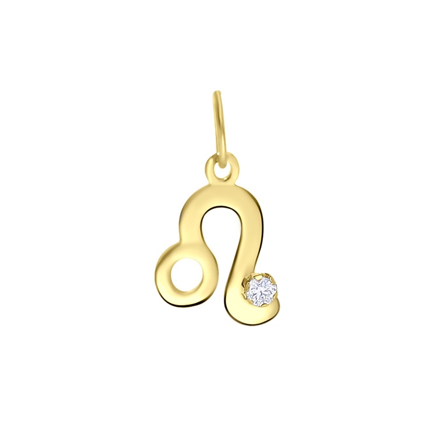 Lucardi Anhänger 9 carat - Skorpion Löwe Damen