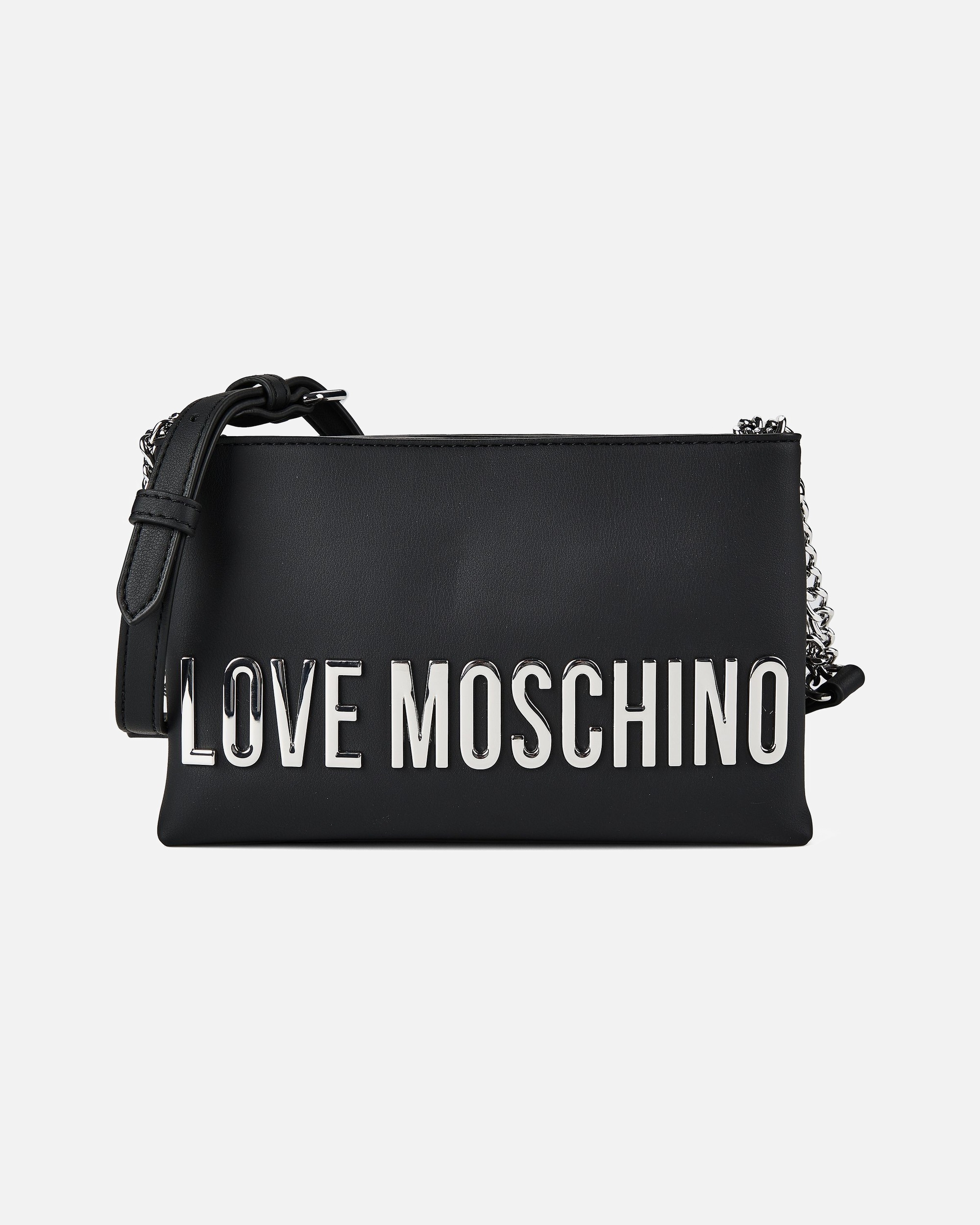 Tasche für Weiblich Love Moschino Umhängetasche nero-silber