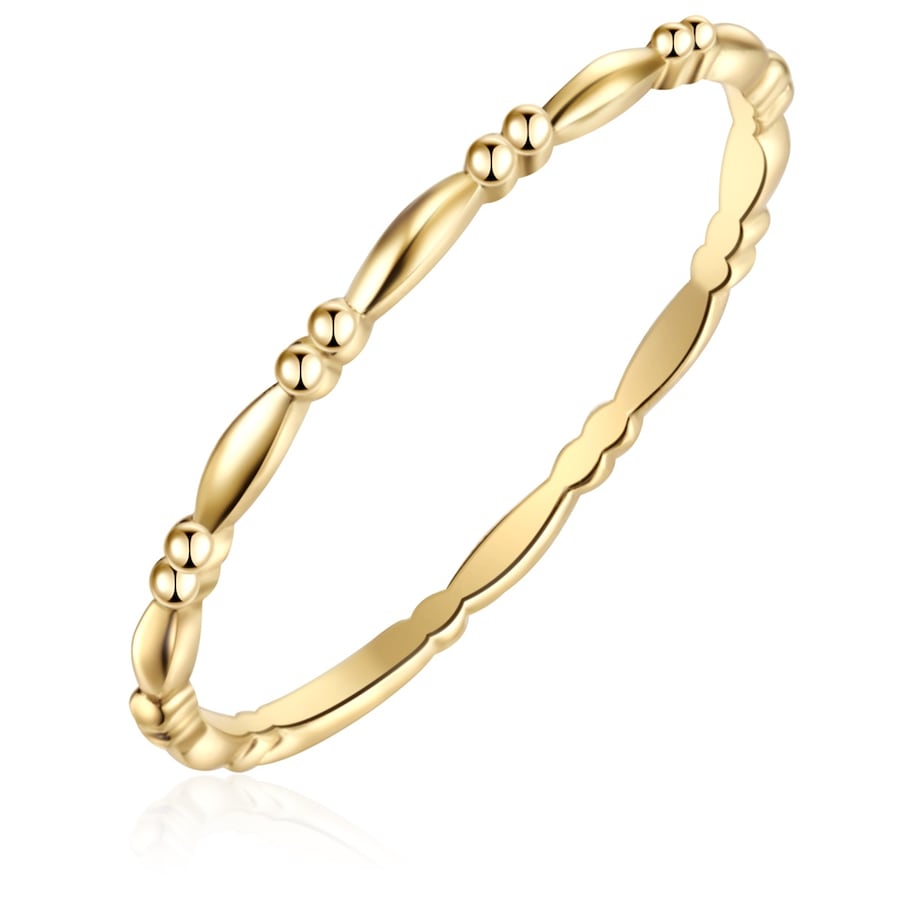 Lulu & Jane Ring aus Messing in Gelbgold 52 Damen