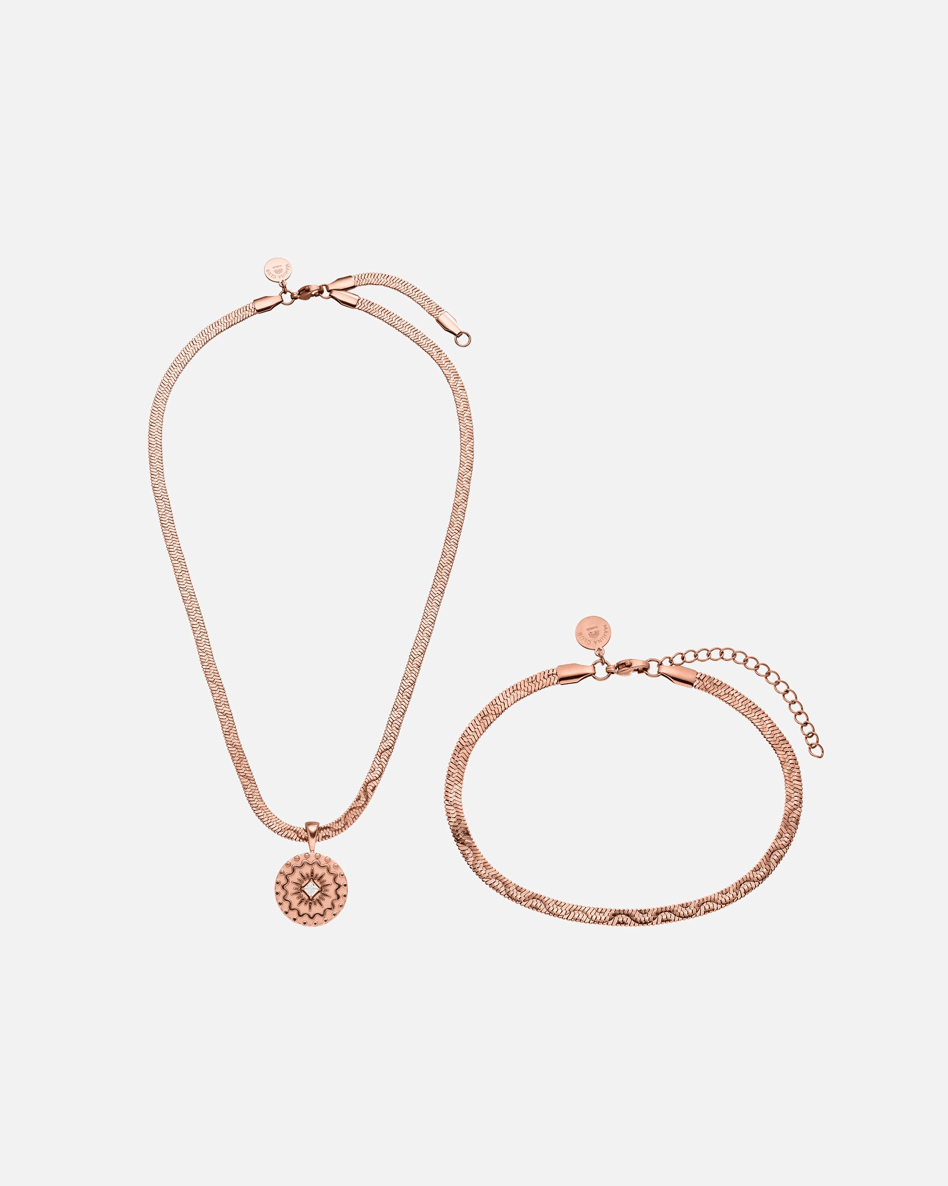 Schmuckset für Unisex Purelei Blissful Schmuckset 100% Edelstahl Rosegold