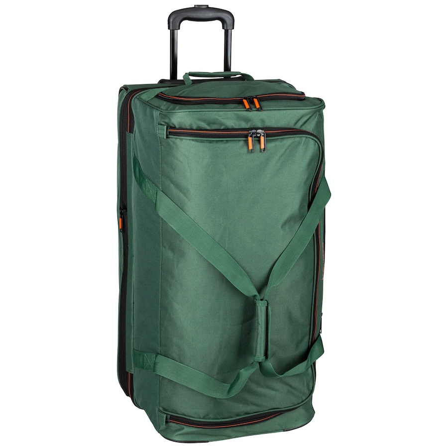 Travelite Reisetasche Basics Trolley L Dunkelgrün Grün
