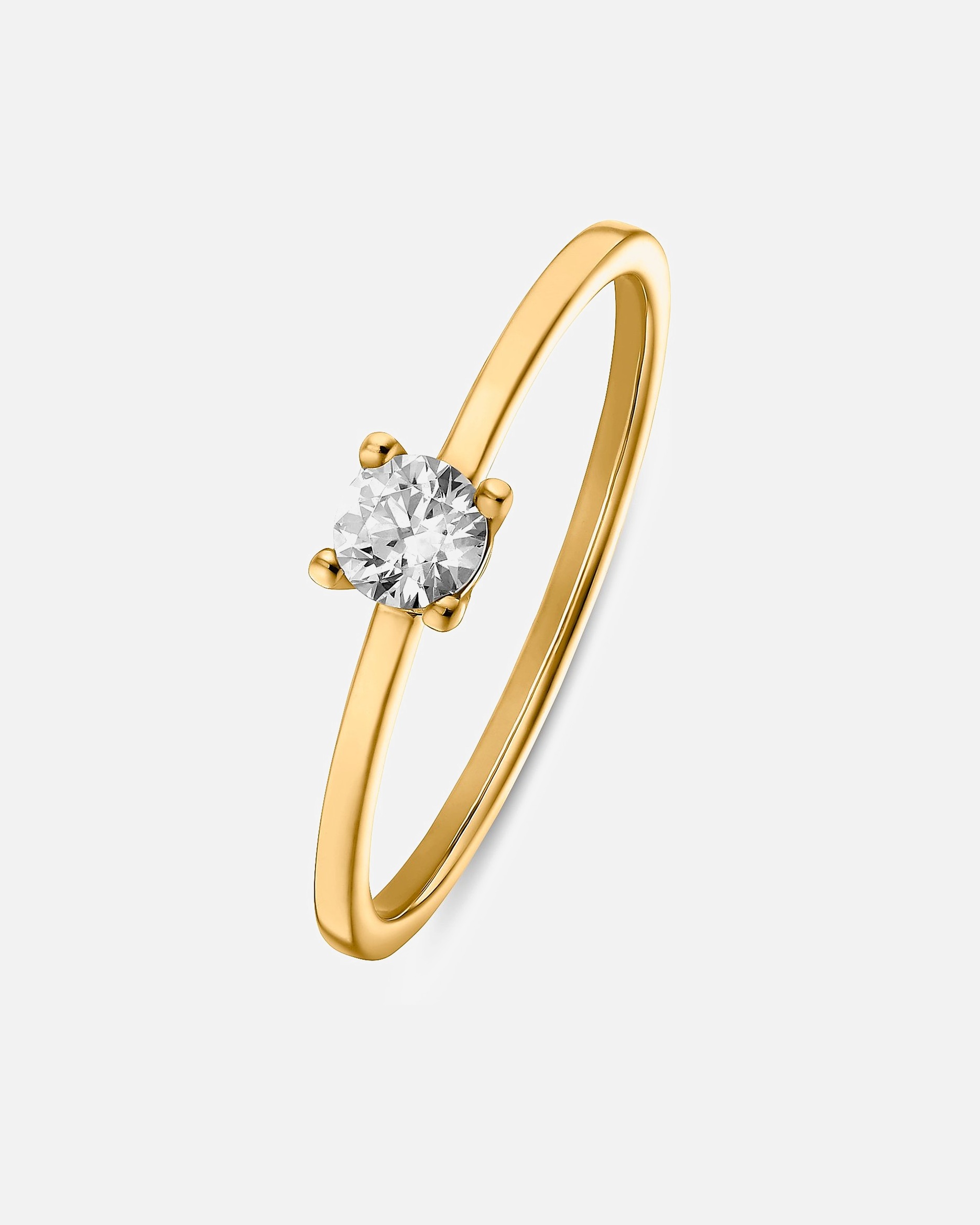 Ring für Weiblich CHRIST Damenring 375er Gelbgold 54