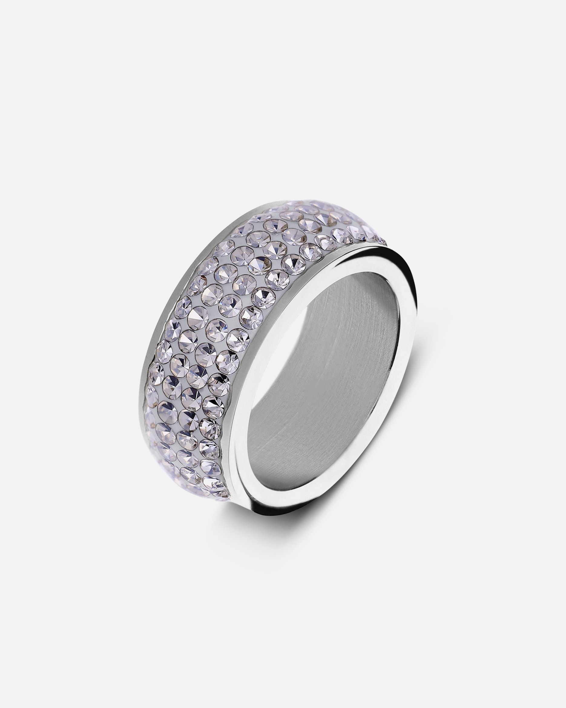 Ring für Weiblich Lucardi Ring Stahl Silber - 53mm