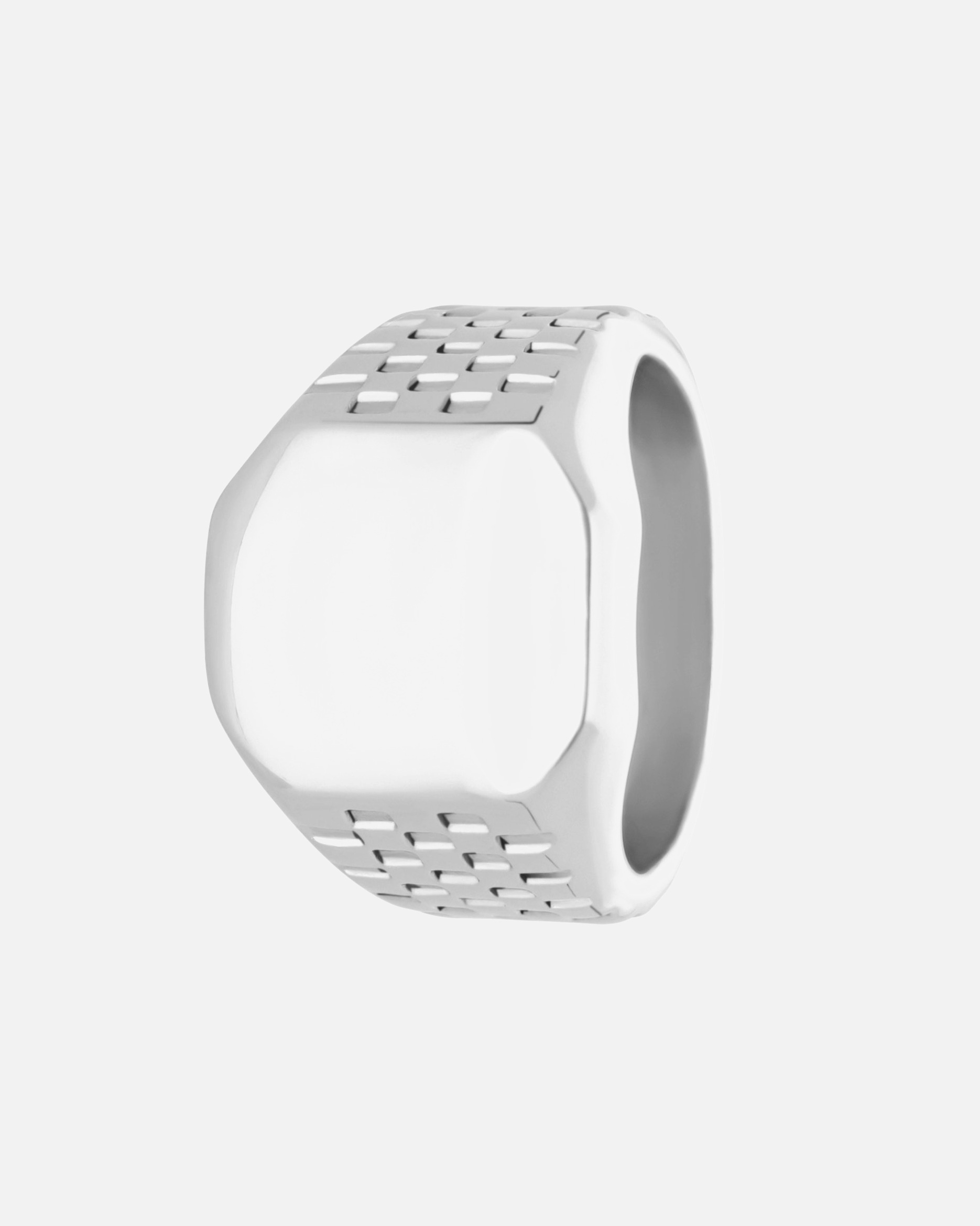Ring für Männlich Lucardi Ringe Stahl - silbern 60mm