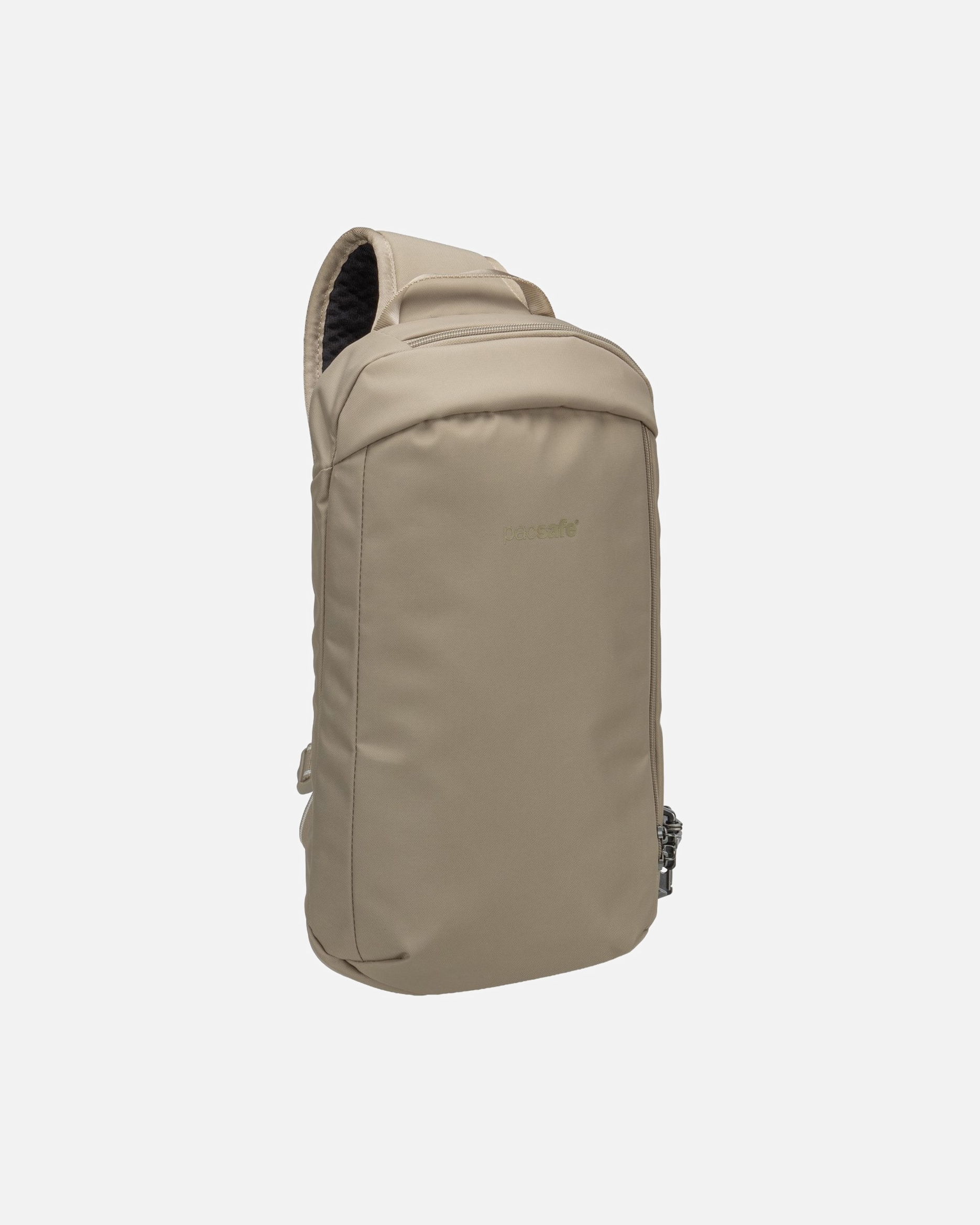 Rucksack für Unisex Pacsafe Rucksack V Tech Sling Beige