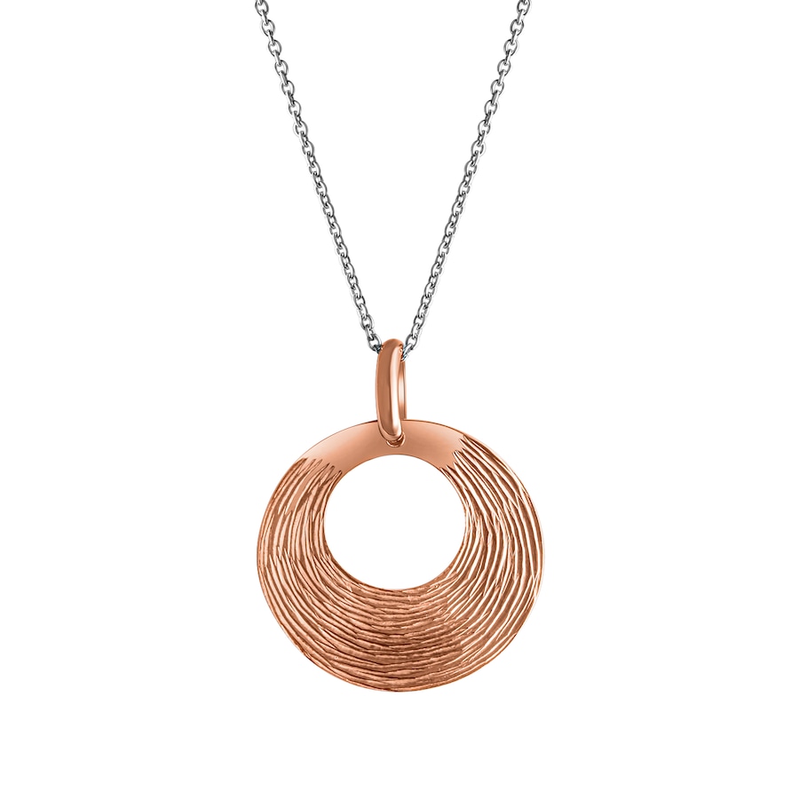 Celesta Halskette 925/- Sterling Silber ohne Stein Rosé vergoldet Damen
