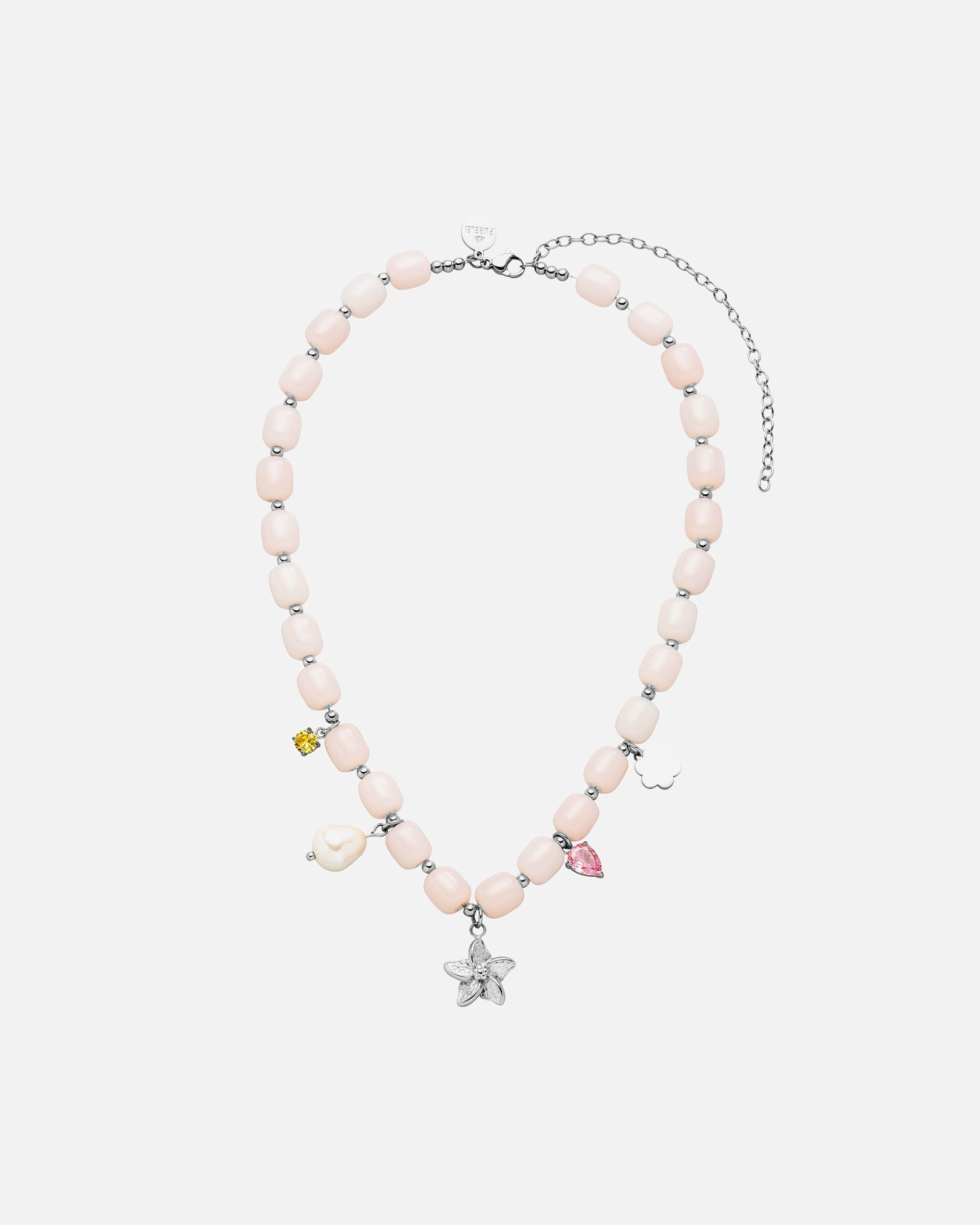 Halskette für Weiblich Purelei Spring Kette 100% Edelstahl Silber