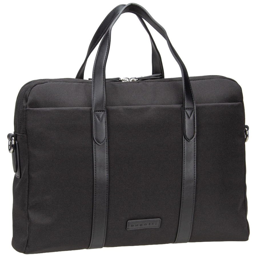 Bugatti Aktentasche Maro Business Bag L Black Schwarz Herren