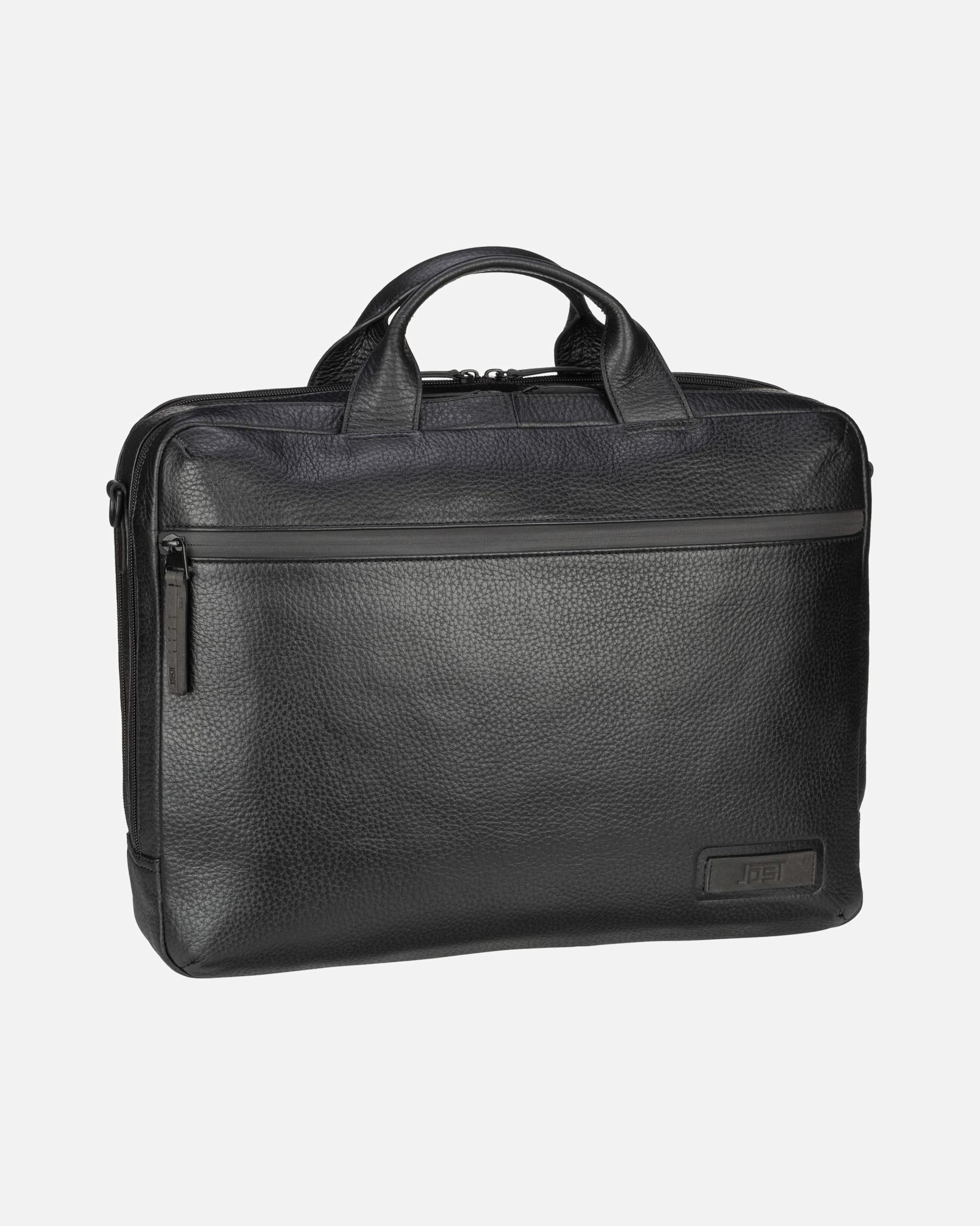 Laptoptasche für Männlich Jost Aktentasche Stockholm Business Bag L 2 Comp Black
