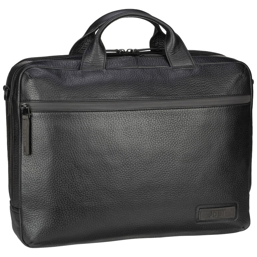 Jost Aktentasche Stockholm Business Bag L 2 Comp Black Schwarz Herren