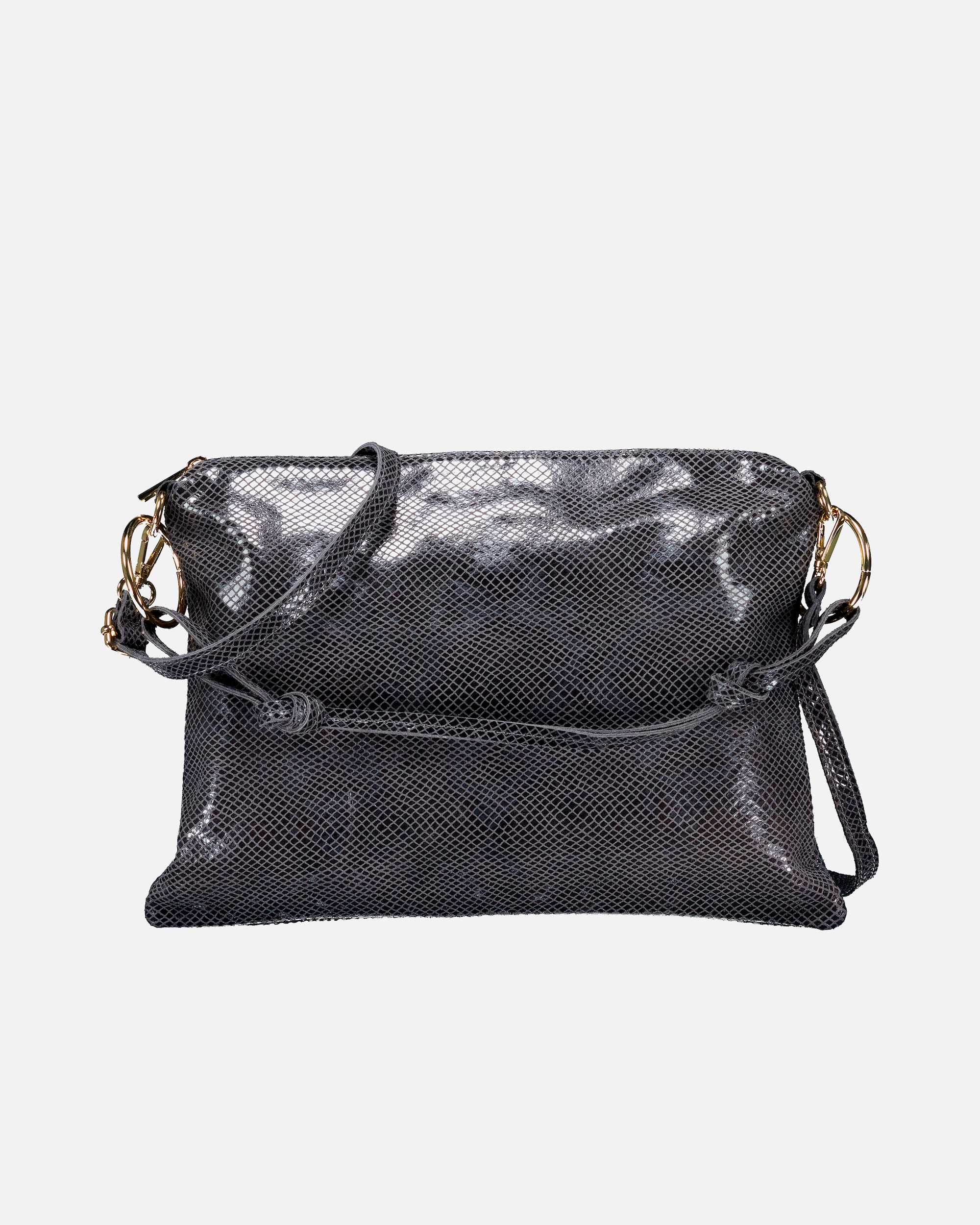 Umhängetasche für Weiblich Hausfelder Manufaktur Umhängetasche Snake Anthrazit