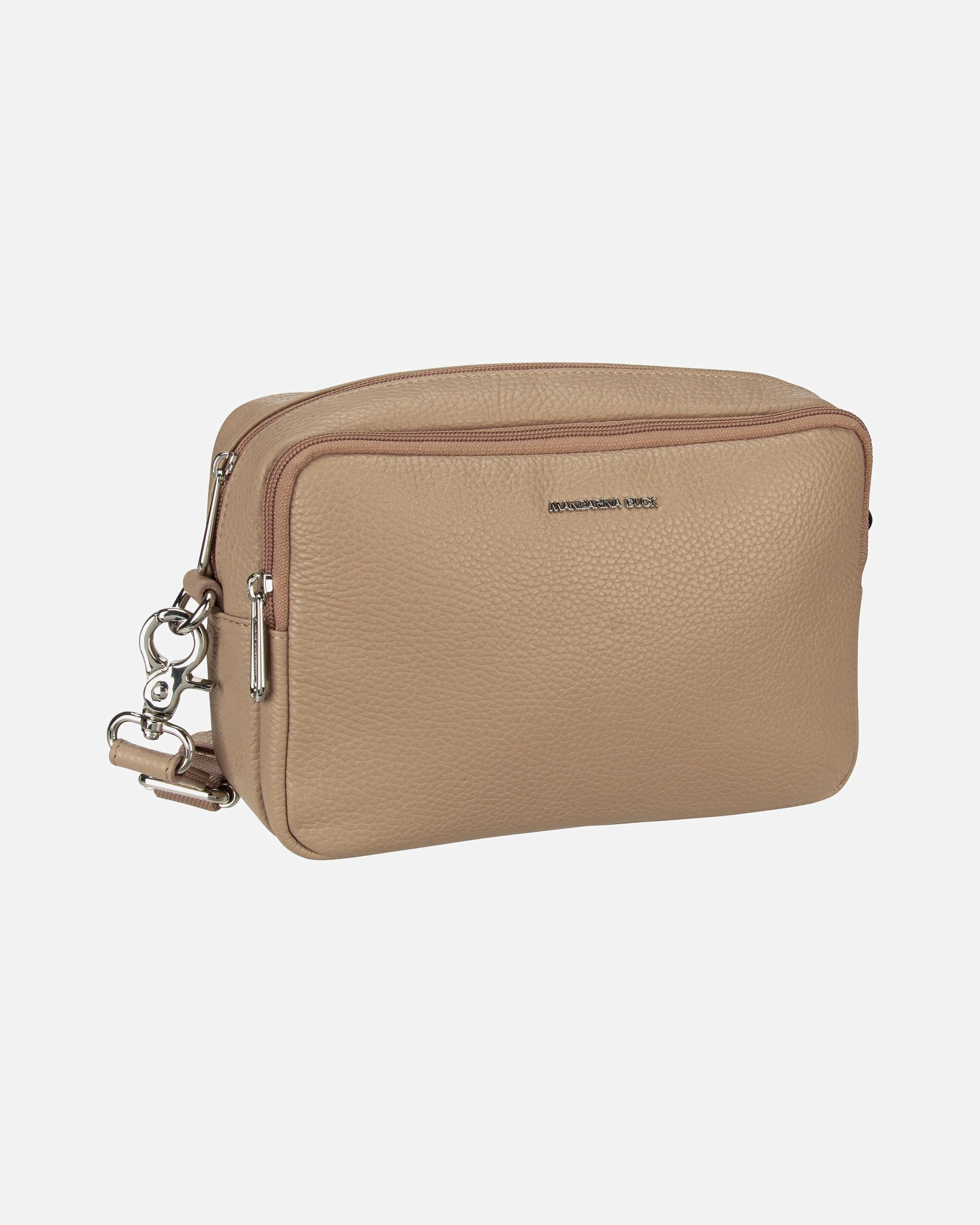 Umhängetasche für Weiblich Mandarina Duck Bodybag Mellow Leather Camera Case FZT11 Warm Taupe