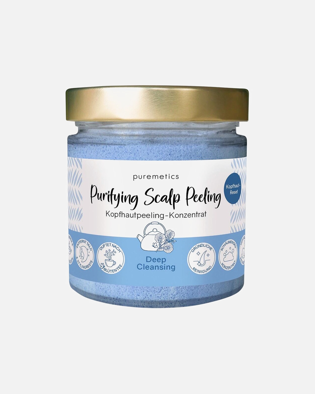 Kopfhautpeeling für Unisex puremetics Purifying Scalp Peeling ‘Deep Cleansing‘ 250 g