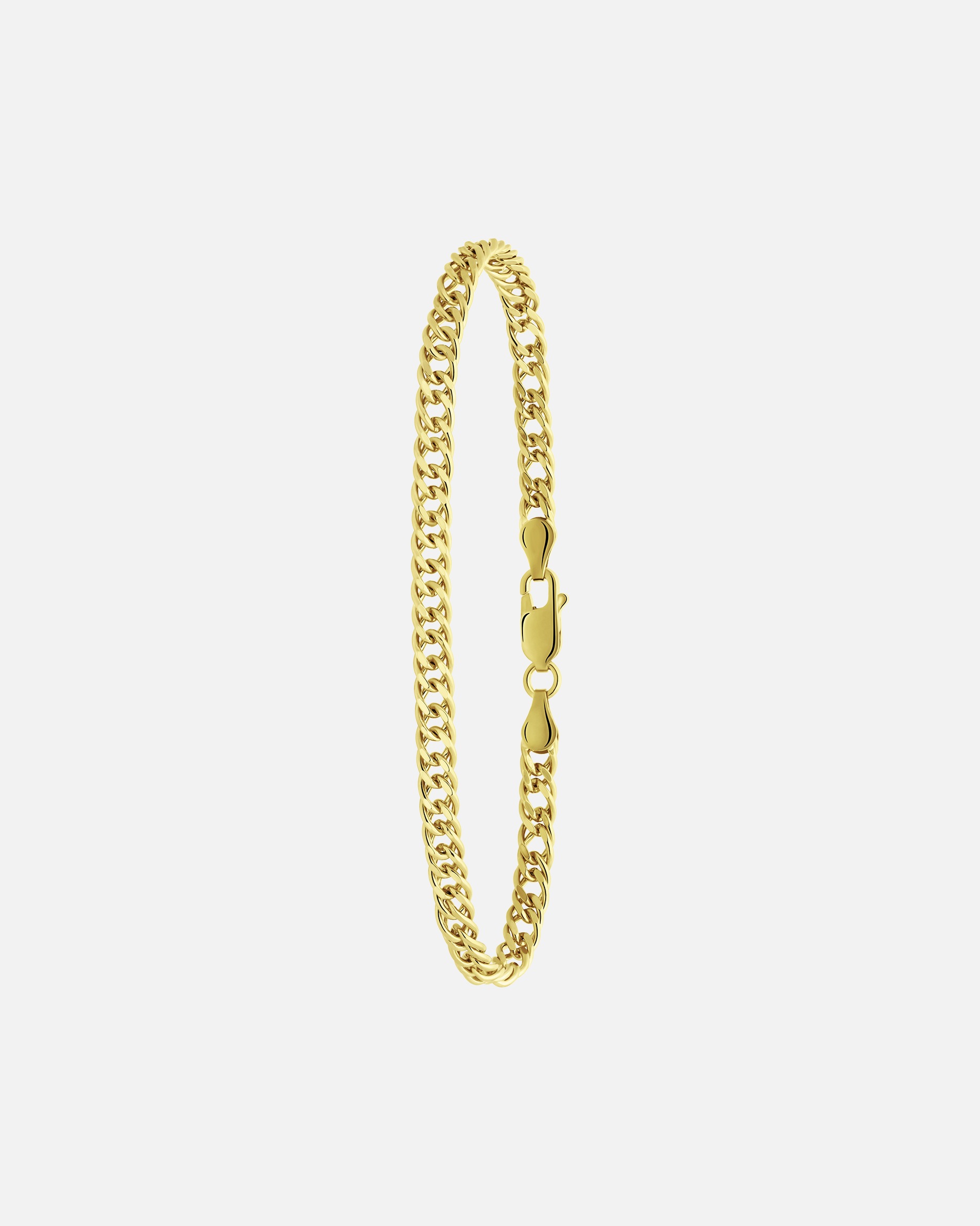 Armband für Männlich Lucardi Armband 925 Silber Gold - 20.0