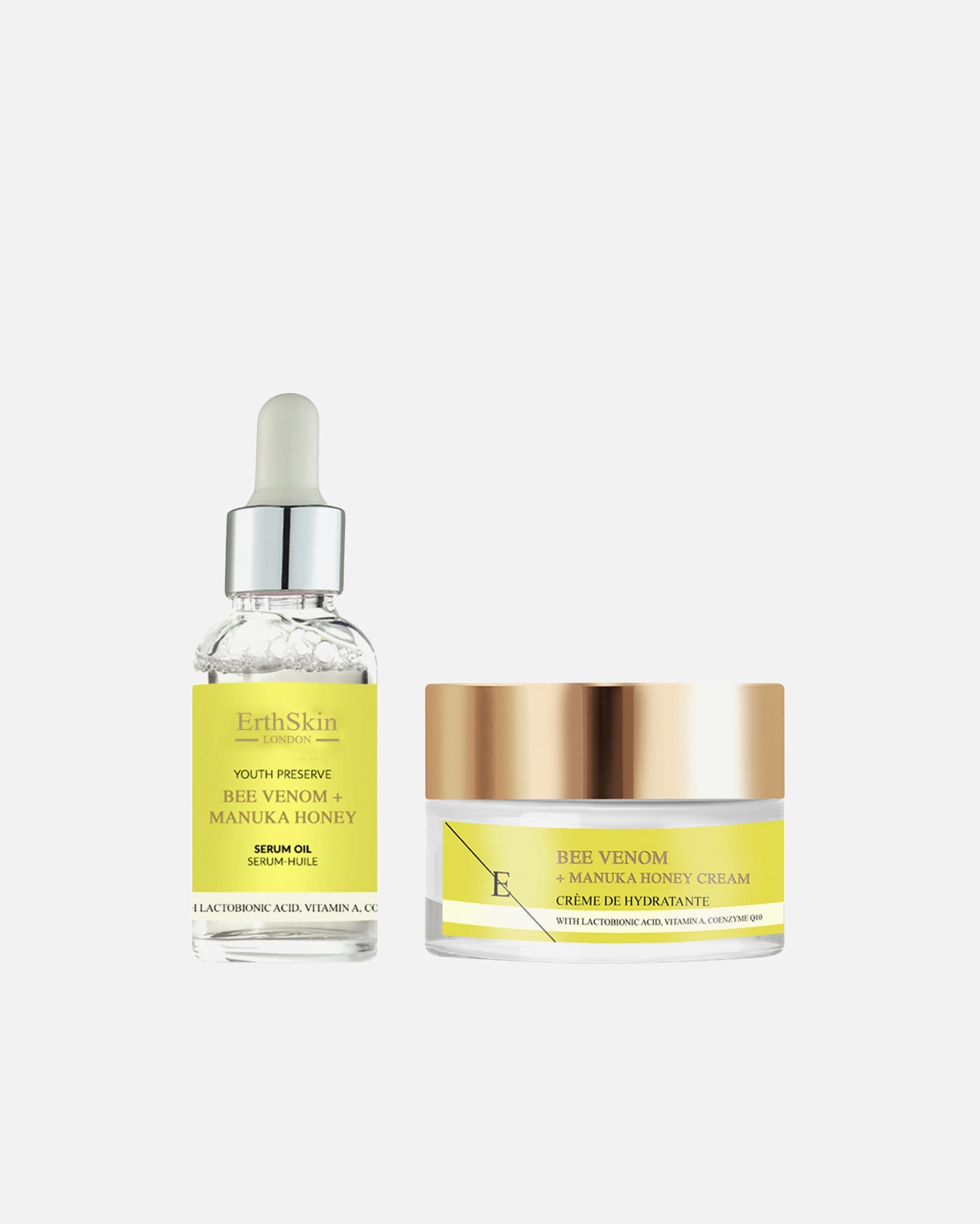 Anti-Aging Pflege für Weiblich ErthSkin London Bienen-Strahlenöl-Duo 1 Stück Stück