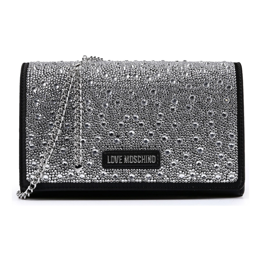 Love Moschino Glimmer Umhängetasche crytsal-black Schwarz Damen