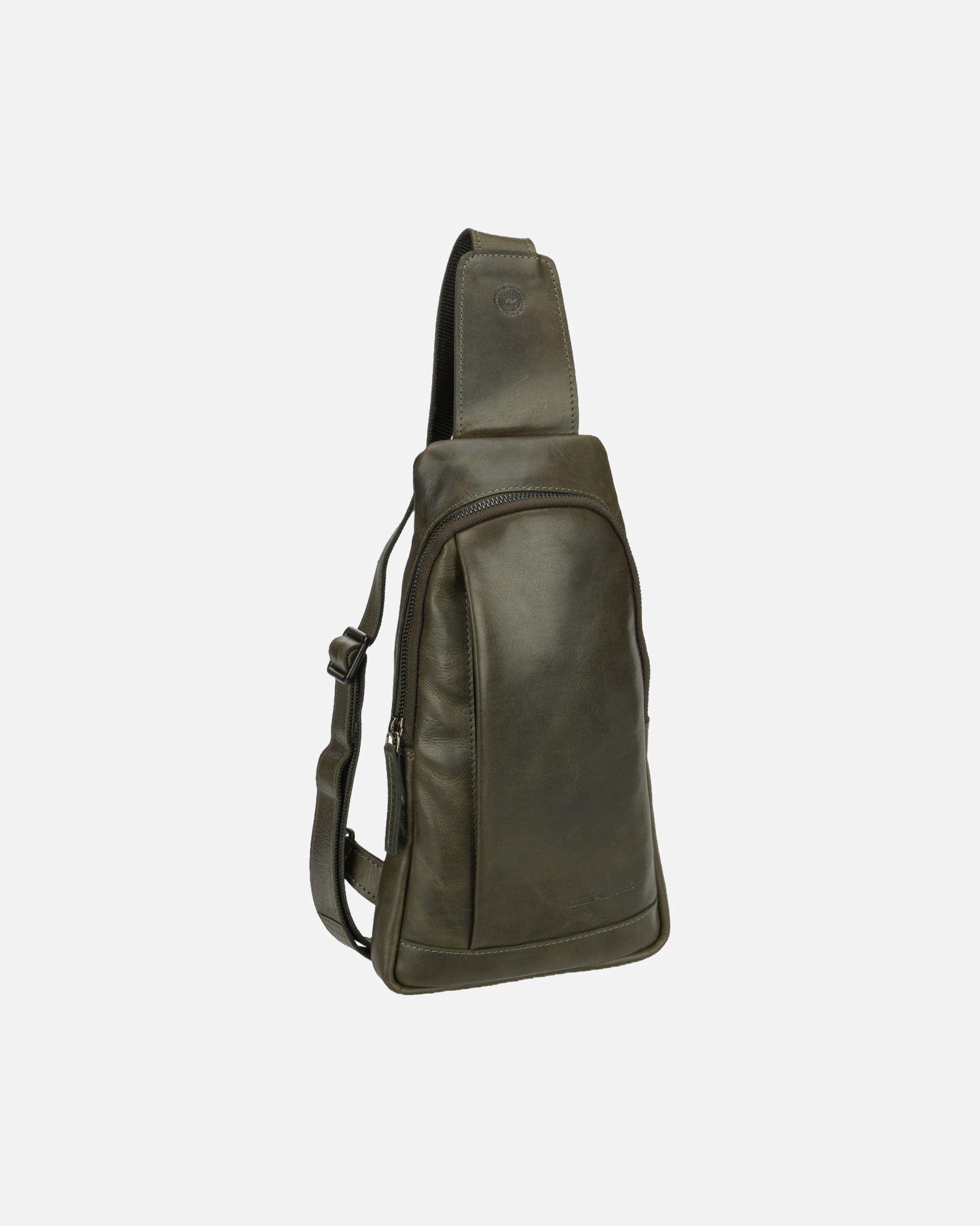 Rucksack für Unisex Greenburry Bodybag Newport Crossover-Bag British Green
