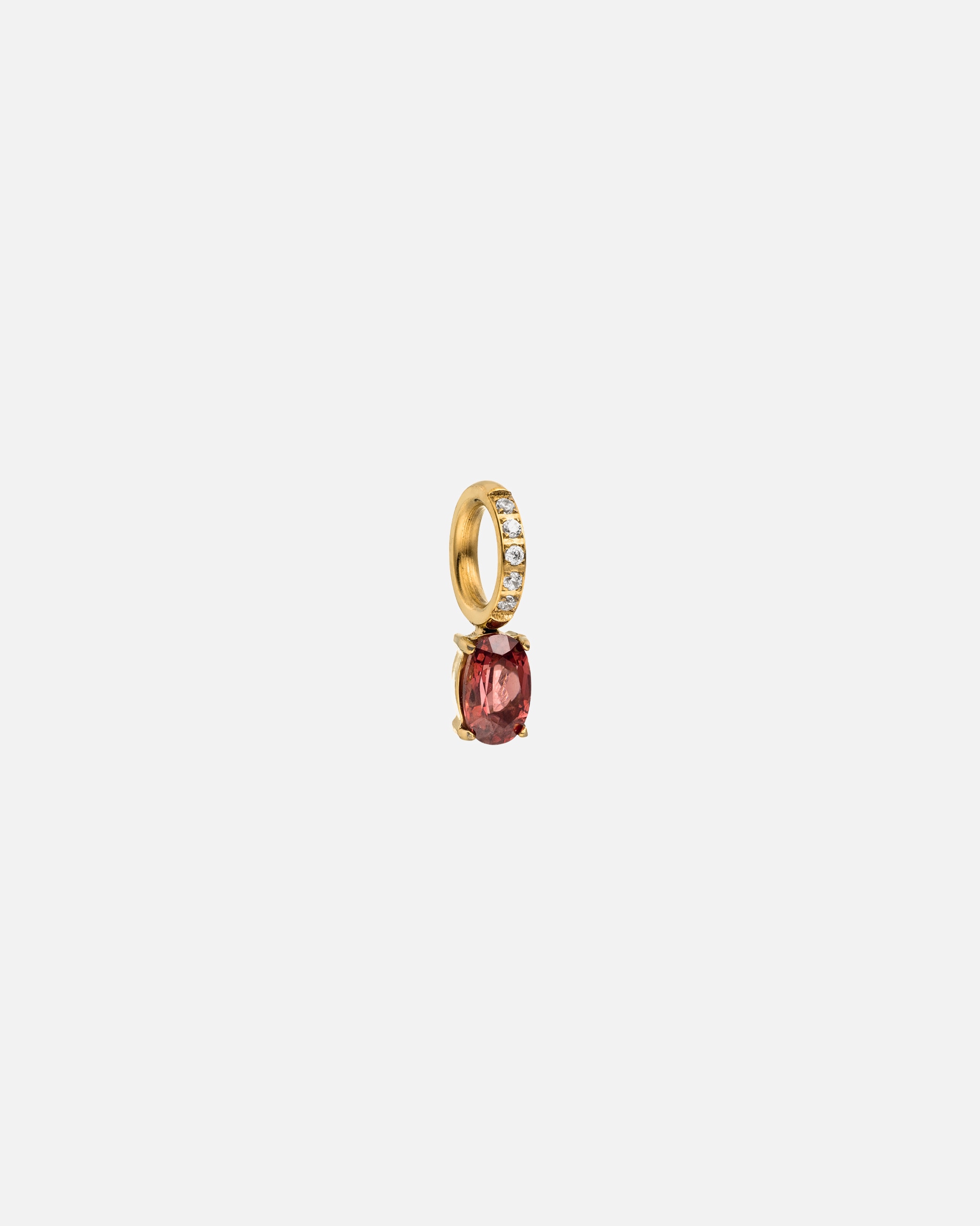 Schmuckanhänger für Unisex Purelei Geburtsstein Januar Granat Charm 100% Edelstahl Gold