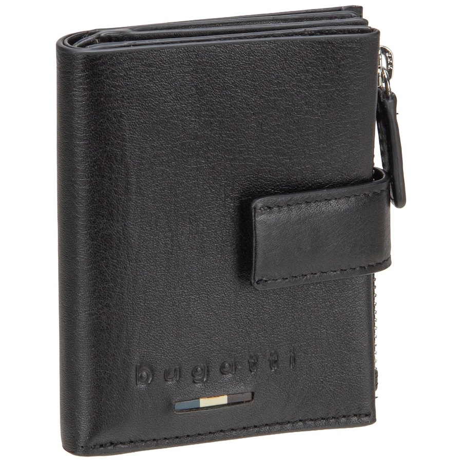 Bugatti Geldbörse Romeo Mini Wallet Black Schwarz Herren