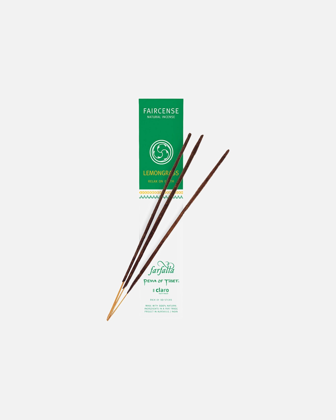 Ohrringe für Unisex Farfalla Räucherstäbchen - Lemongrass 10 Stück