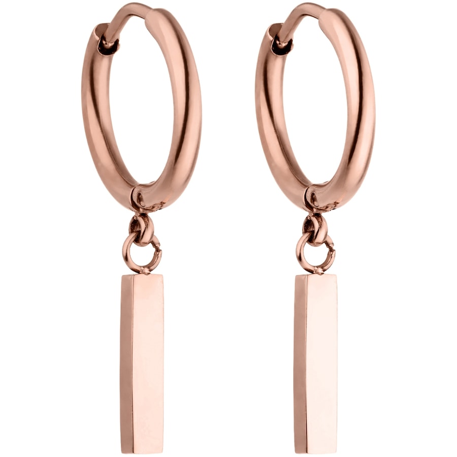 Purelei Huli Creole Ohrringe 100% Edelstahl Rosegold Damen