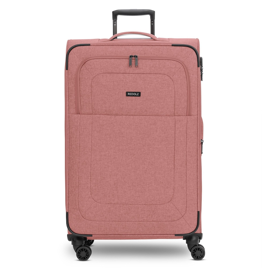 Redolz Essentials 12 LARGE 4 Rollen Trolley 79 cm mit Dehnfalte rose Silber Herren