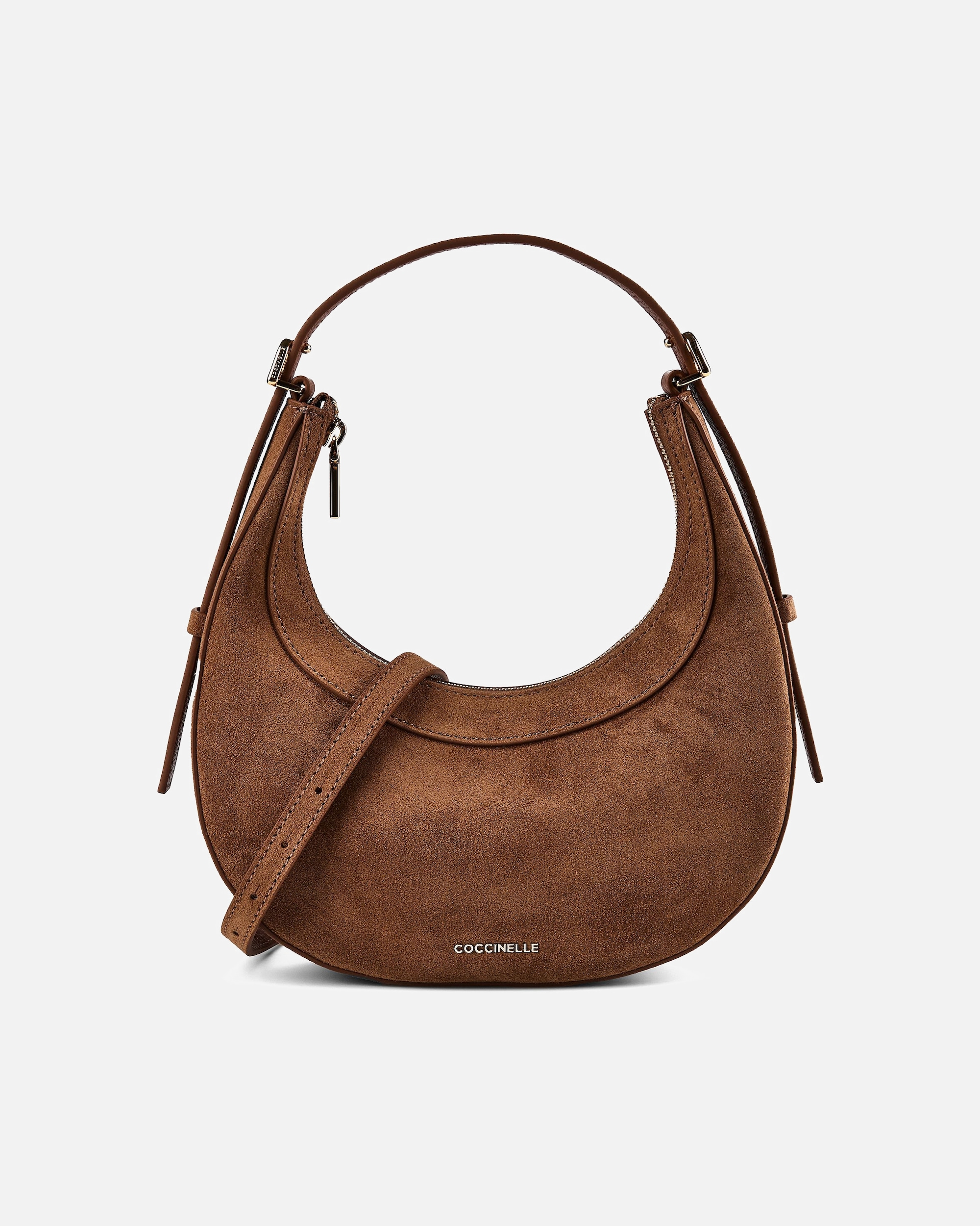 Tasche für Weiblich Coccinelle Whisper Schultertasche cognac