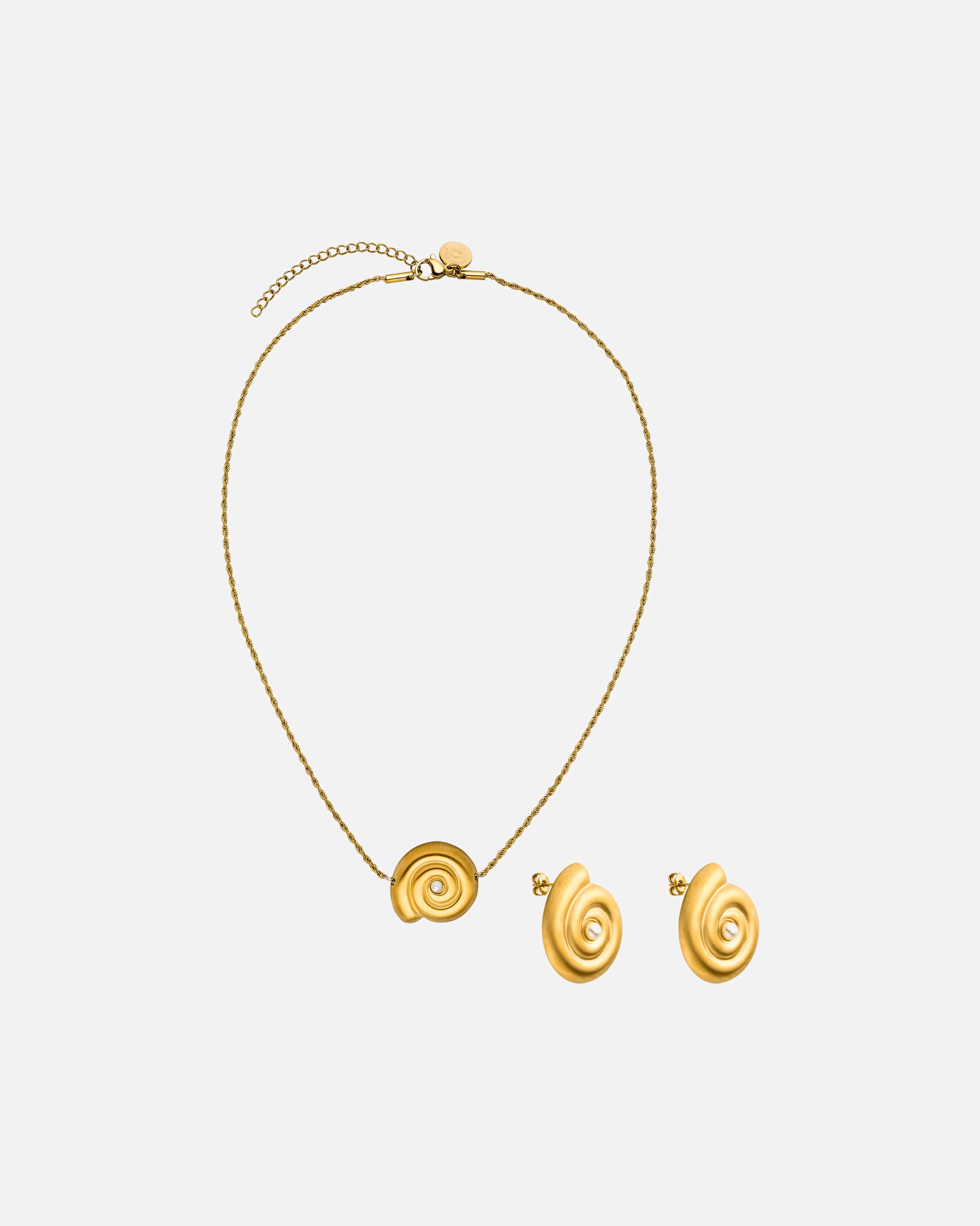 Schmuckset für Unisex Purelei Oceanfront Schmuckset 100% Edelstahl Gold