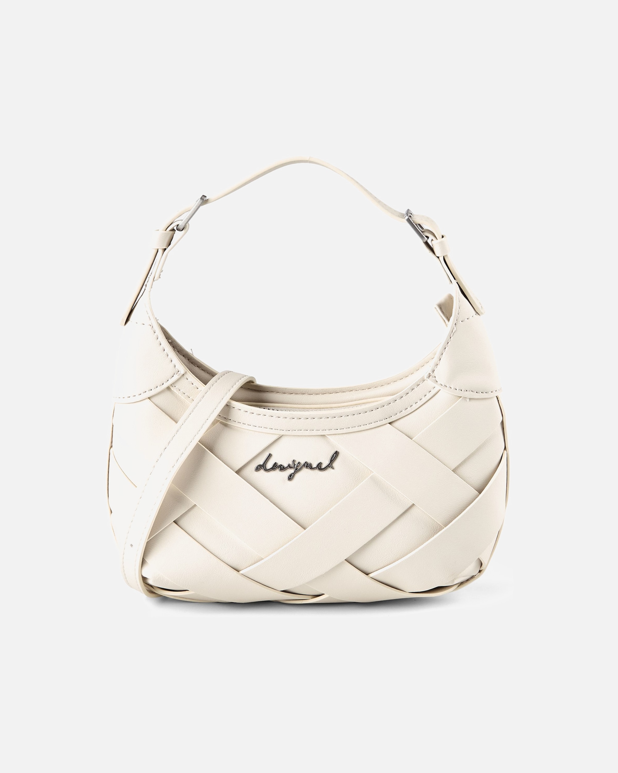 Clutch für Weiblich Desigual Cromo Schultertasche beige