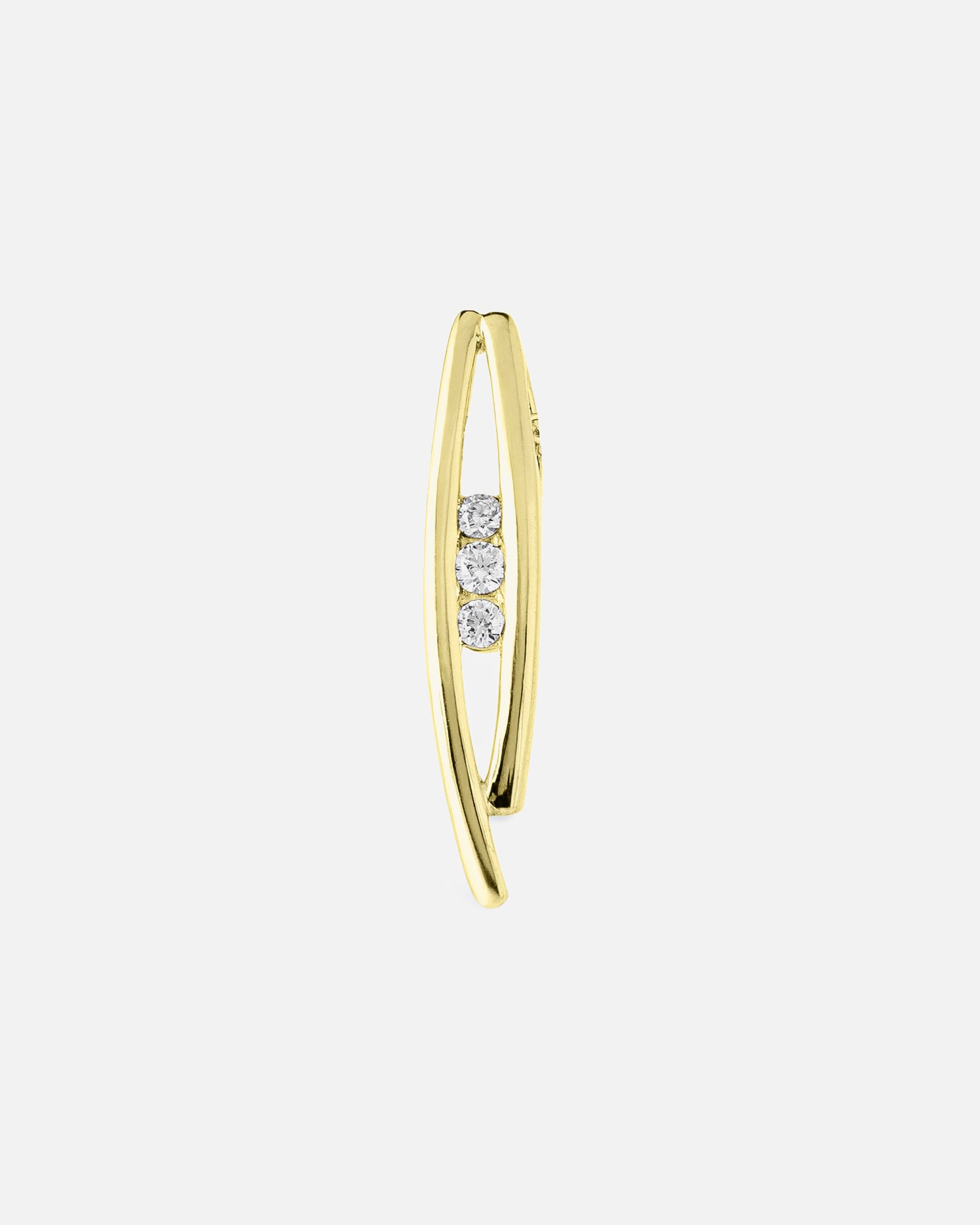 Schmuckanhänger für Weiblich Orolino Anhänger 585/- Gold Brillant 0,10ct. 2,3cm