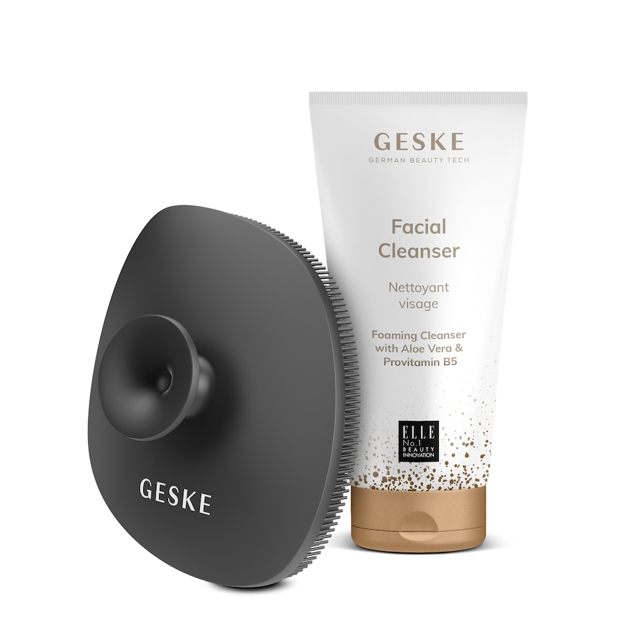 GESKE SmartAppGuided Facial Brush 4 in 1 inkl. Cleanser Gray