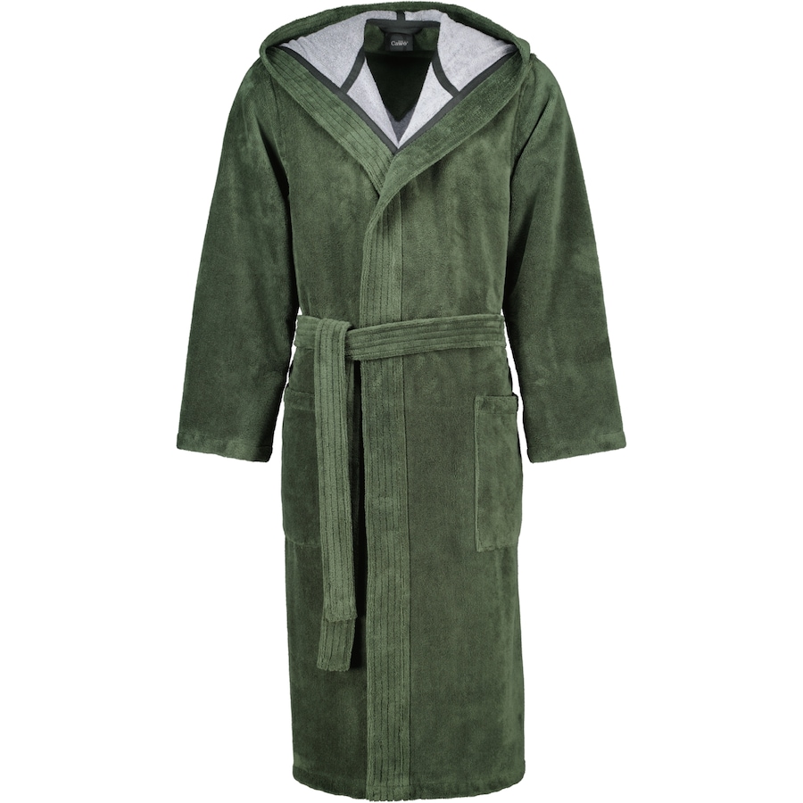 Cawö Bademäntel Herren Kapuze Doubleface 843 field - 47 5XL