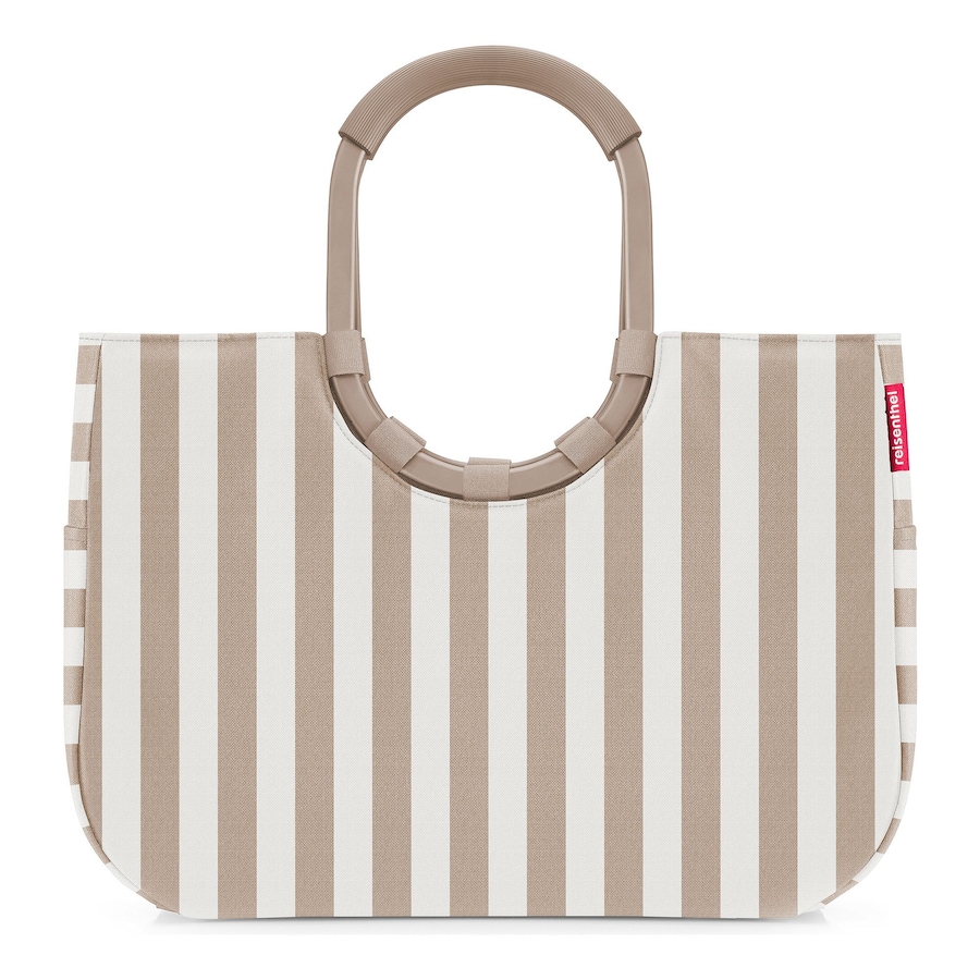 Reisenthel Einkaufstasche loopshopper L summerstripes coffee Hellbraun Damen