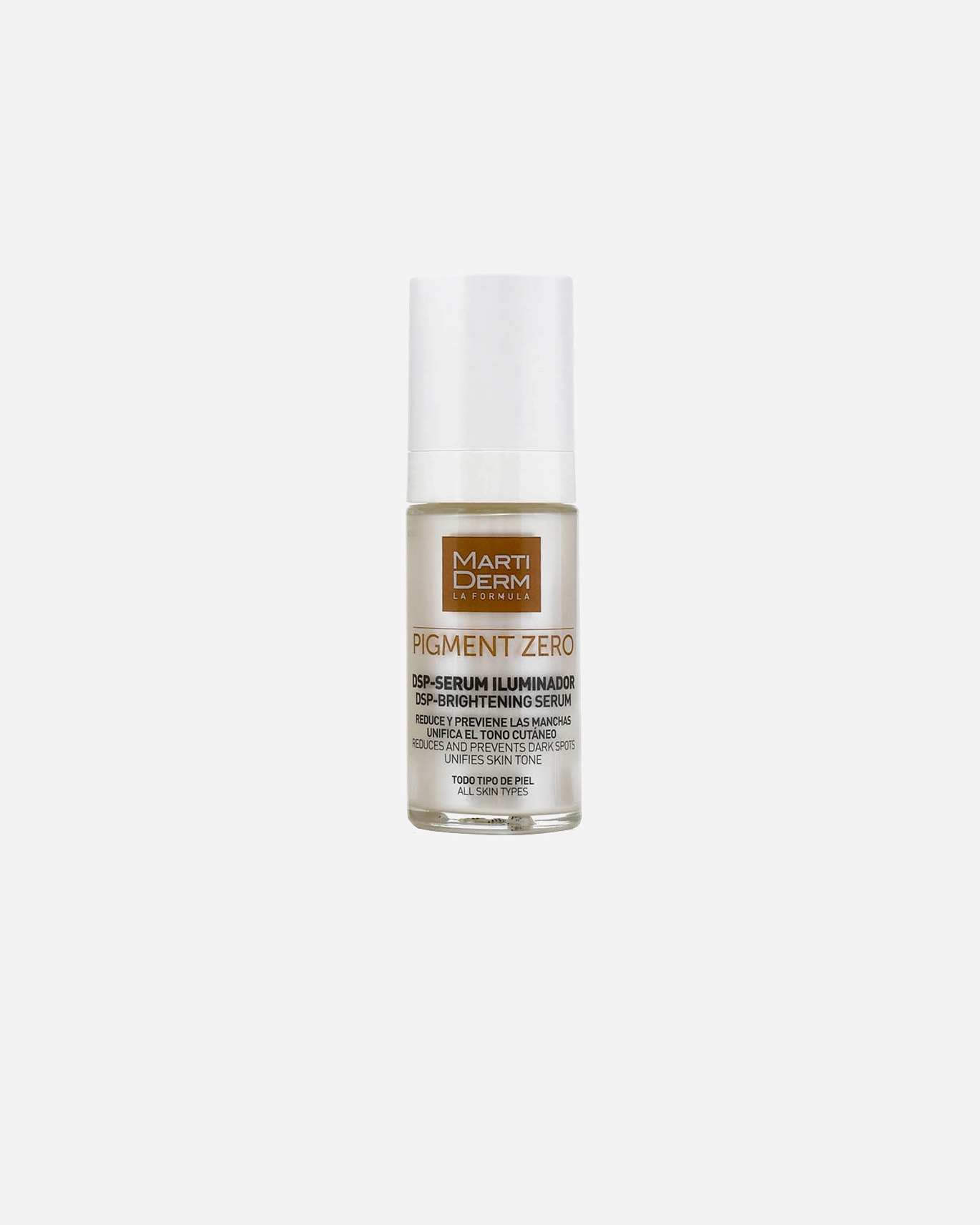 Pflege bei Pigmentflecken für Unisex Martiderm PIGMENT ZERO DSP Depigmentierendes, leuchtendes Serum 30 ml