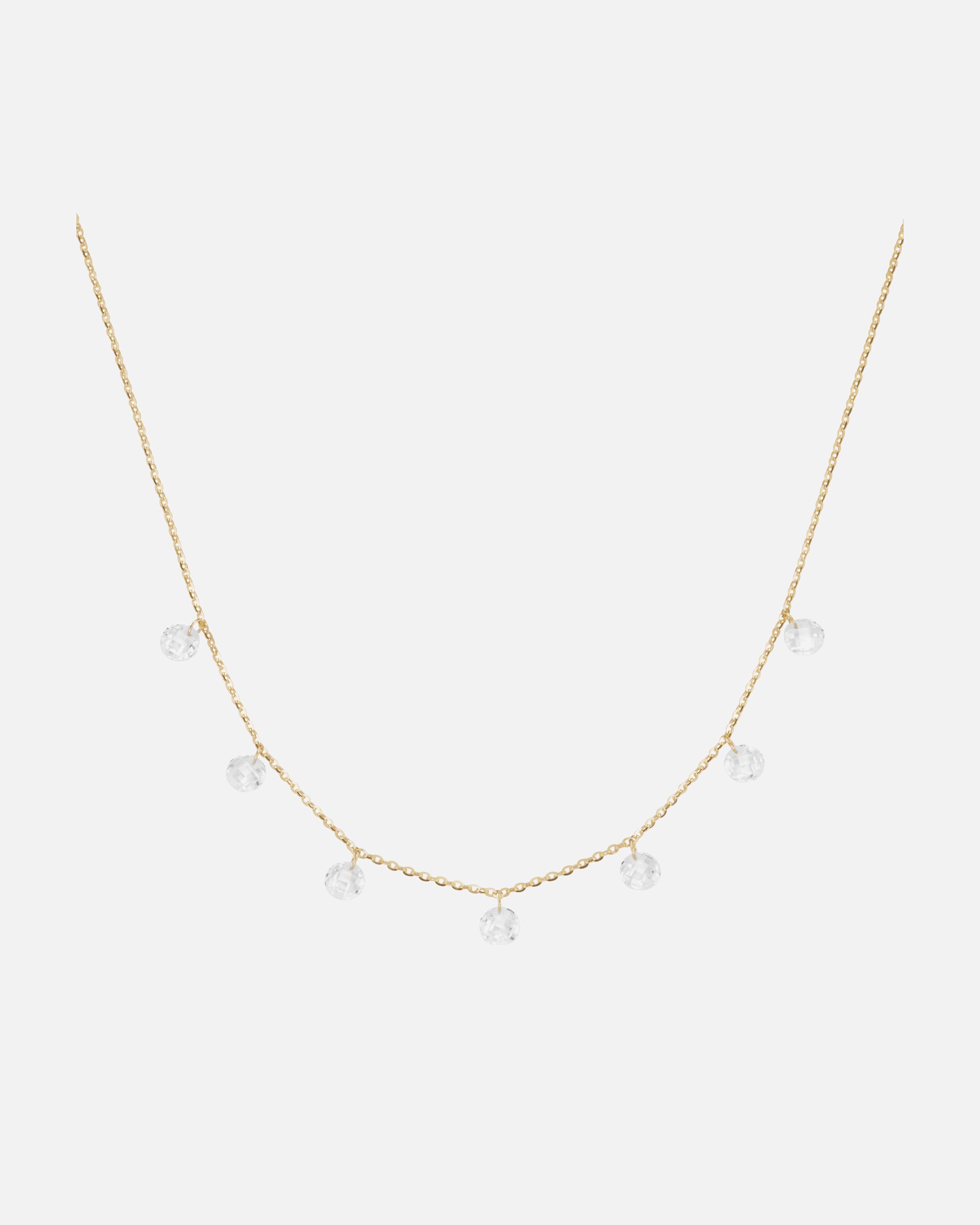 Halskette für Weiblich Luigi Merano Collier mit Zirkonia Steinen, Gold 375 45 cm