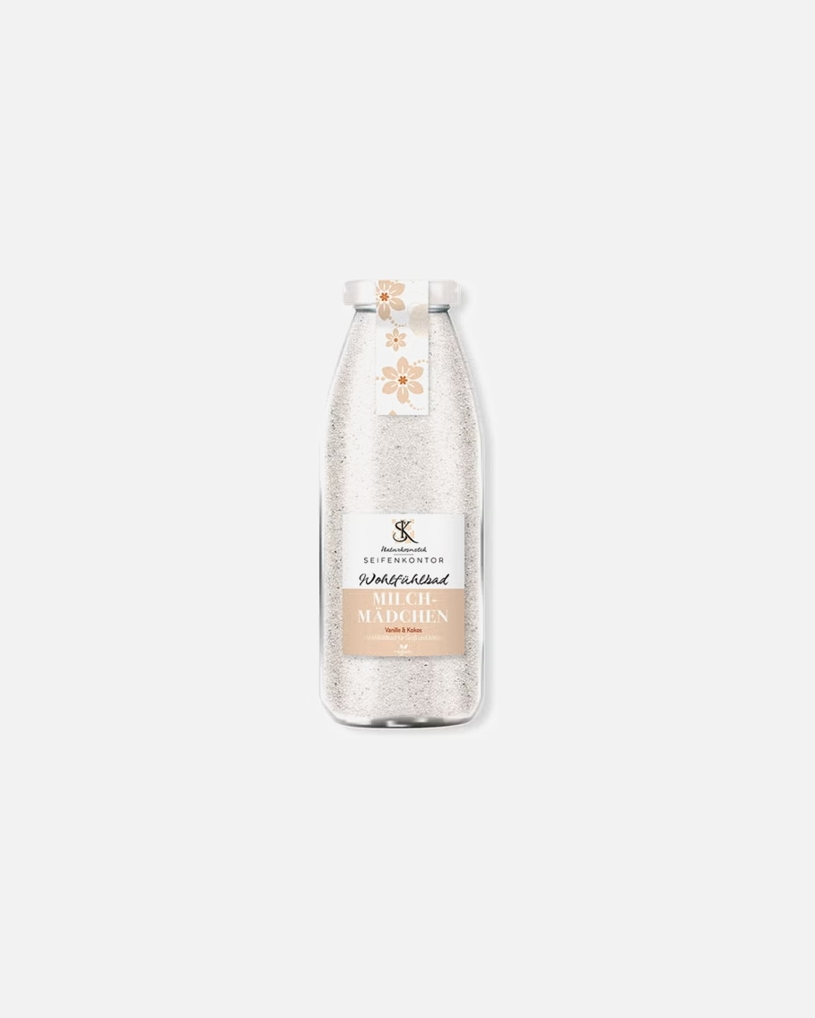 Badezusatz für Unisex Seifenkontor Default Brand Line Milchmädchenbad Milchmädchenbad, Vanille/Kokos (200 g)