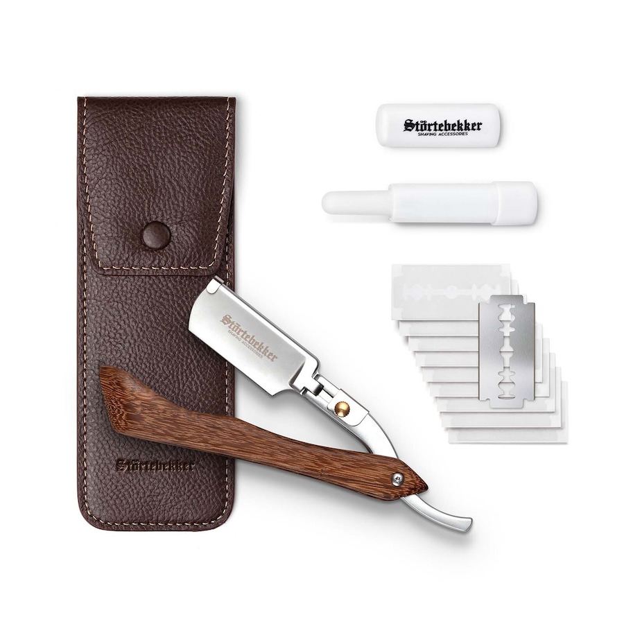 Störtebekker Rasiermesser Holz braun Herren