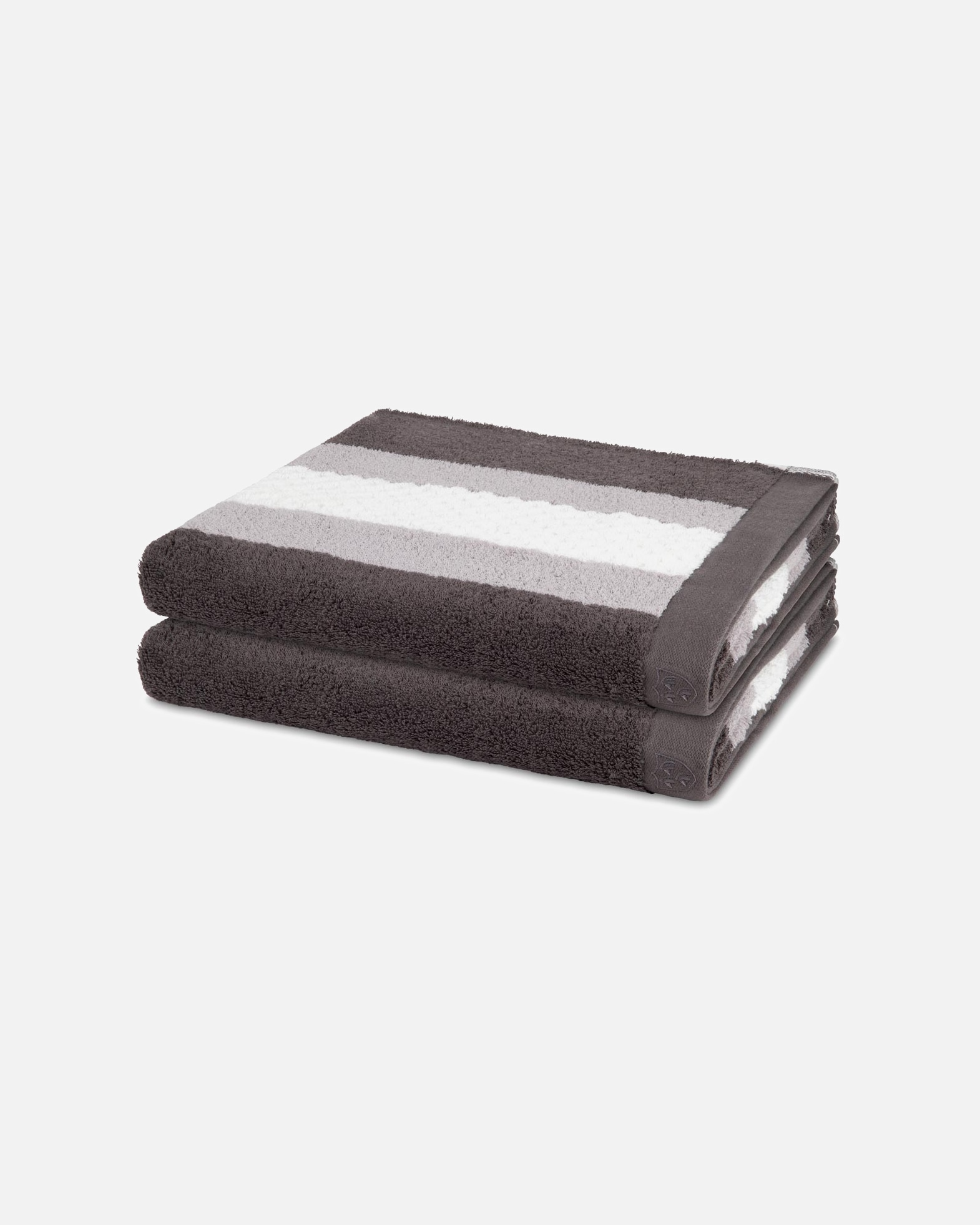 Handtuch für Unisex ROSS Duschtuch-Set Harmony (2er Set) Graphit