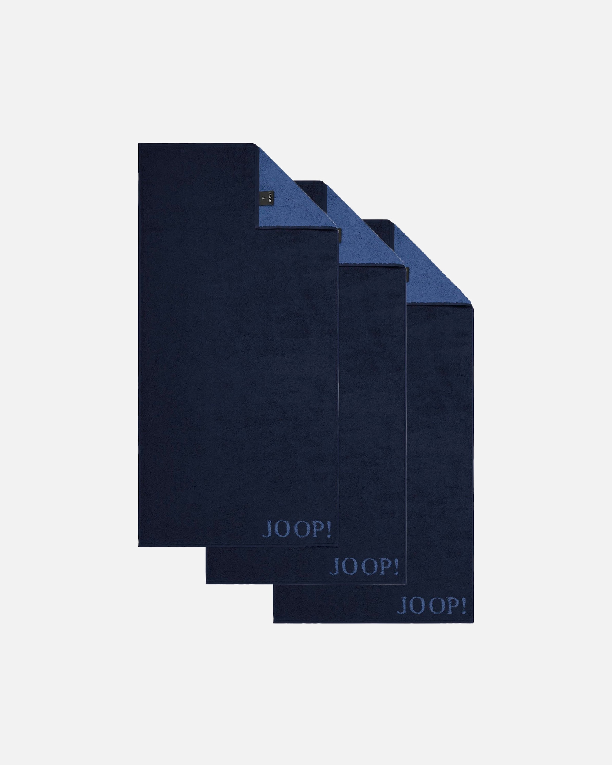 Handtuch für Unisex JOOP! Handtuch 3er Pack 'Classic / Infinity / Signature' Blau