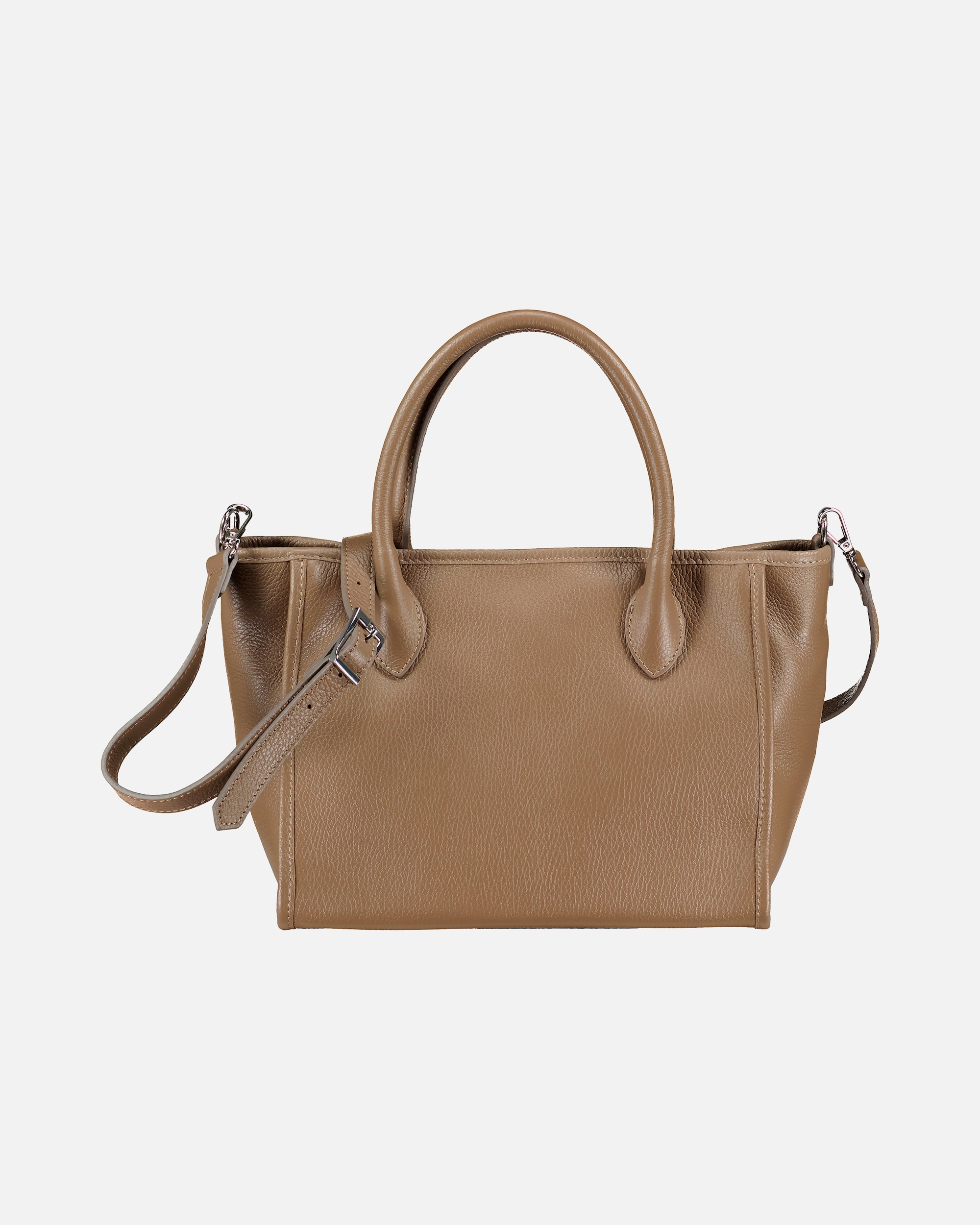 Handtasche für Weiblich Hausfelder Manufaktur Handtasche Dollaro Taupe