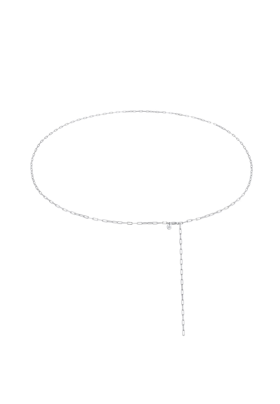 Elli PREMIUM Schmuckzubehör Taillenkette Body Chain Gliederkette 925 Silber silberfarben Damen