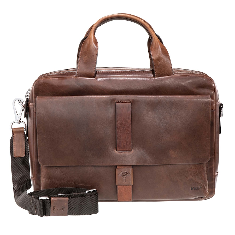 JOOP! Aktentasche 'Loreto Pandion Briefbag mhz' Leder Braun Herren