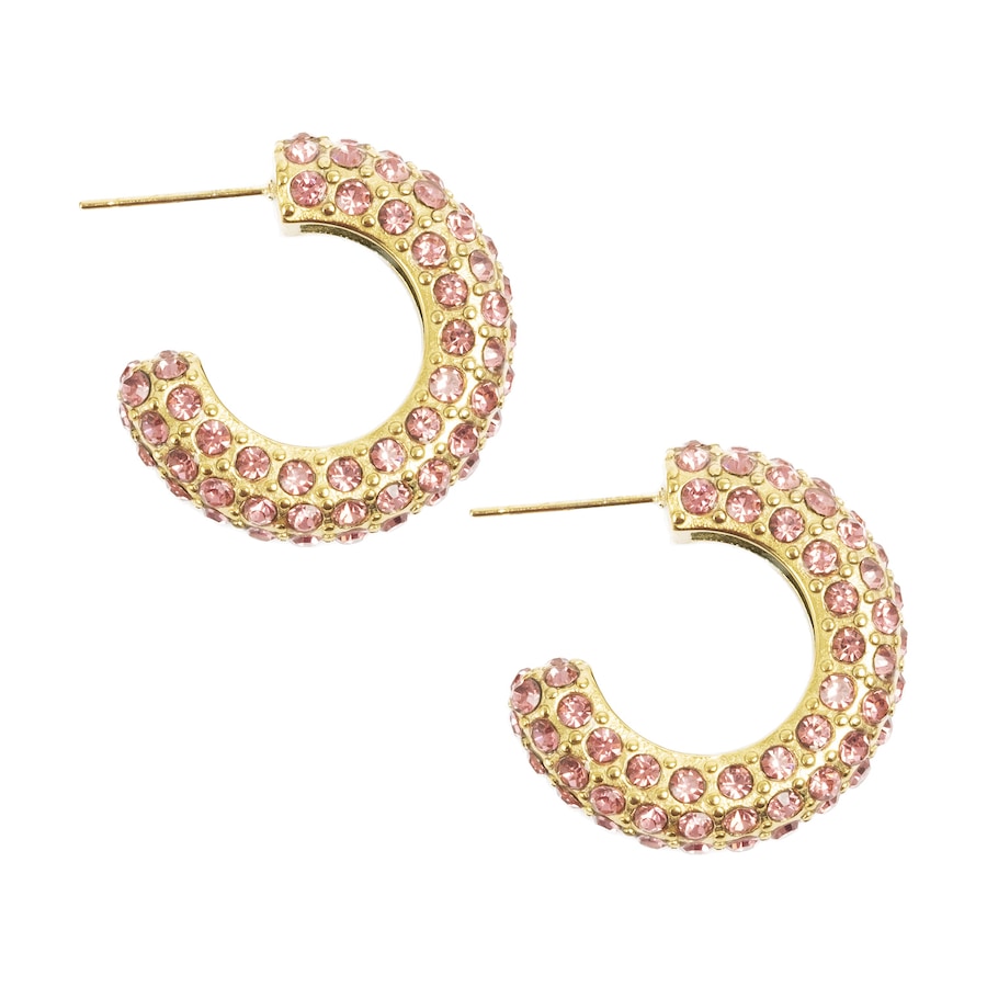 A&C Oslo – Nordic Design Jewellery Ohrringe 'Tone Damli - Hoops' pink Nude Damen