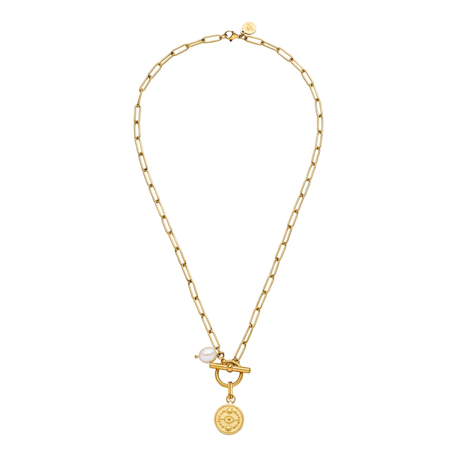 Purelei Makani Halsketten-Set 100% Edelstahl Gold Damen